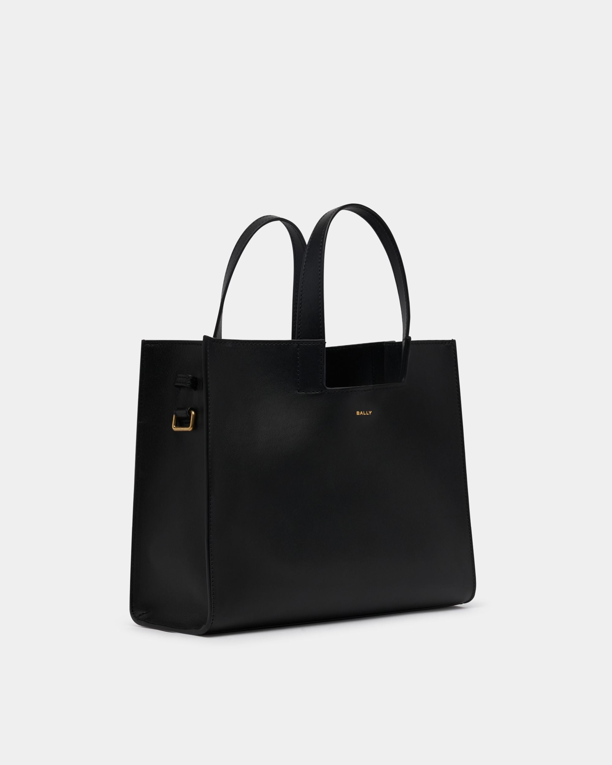 Bally Global - Easy Bally Tote Bag in Black Leather - Black