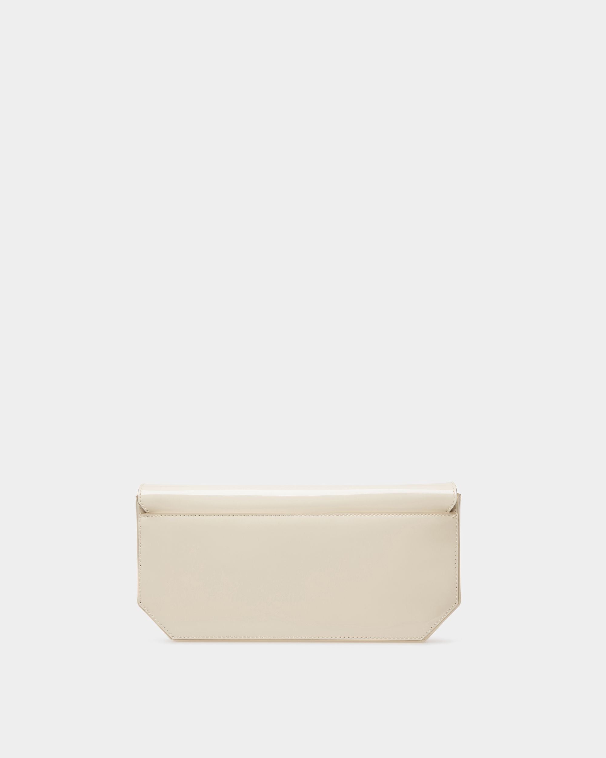 Bally Global - Emblem Shoulder Bag In Bone Leather - White