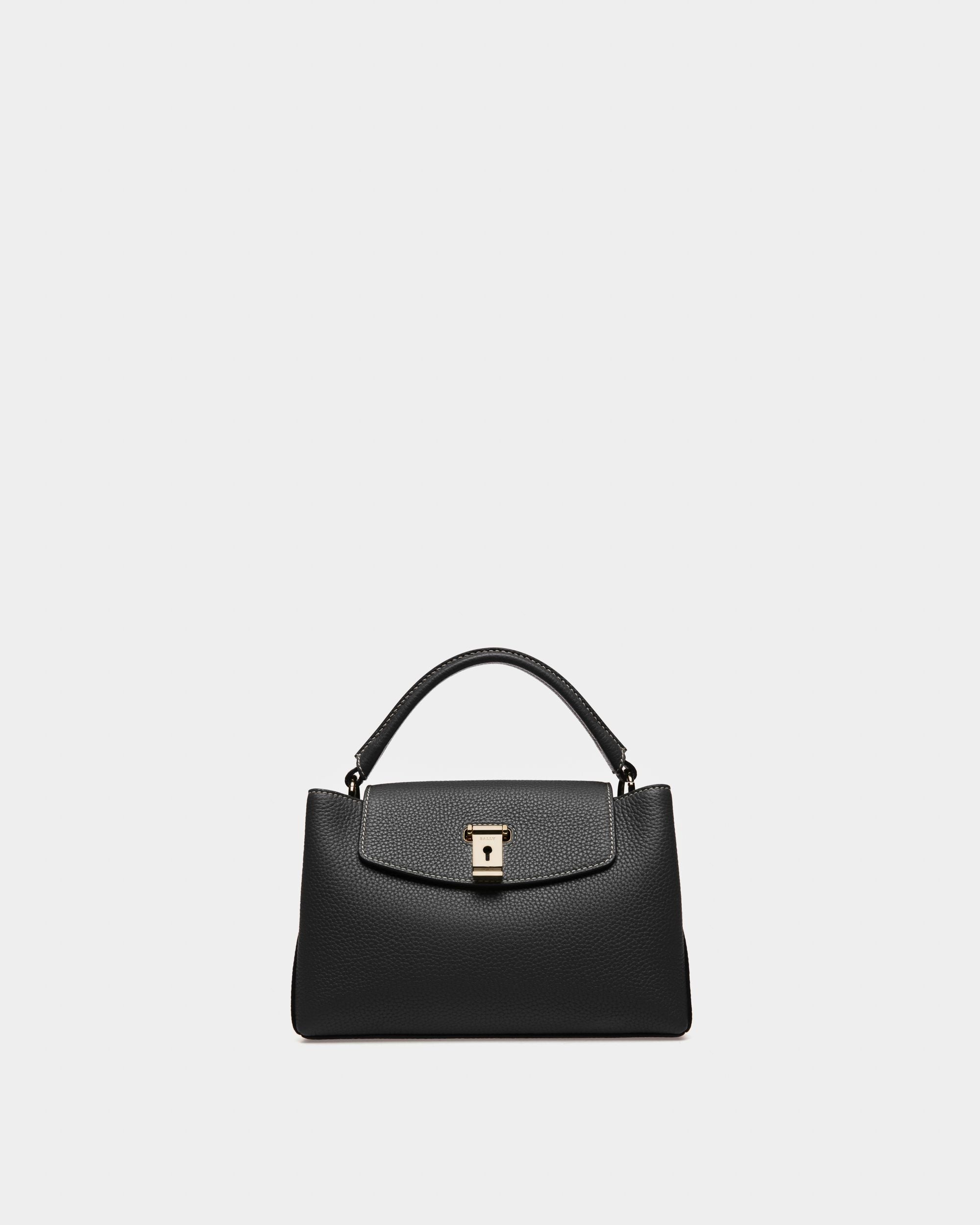 Bally Global - Layka Bolso De Mano De Piel En Negro - Negro
