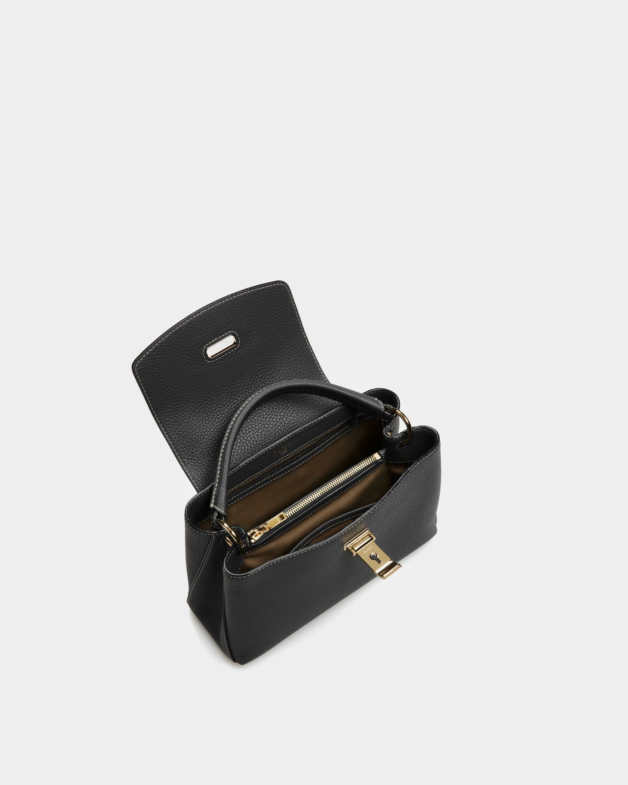 Bally Global - Layka Bolso De Mano De Piel En Negro - Negro
