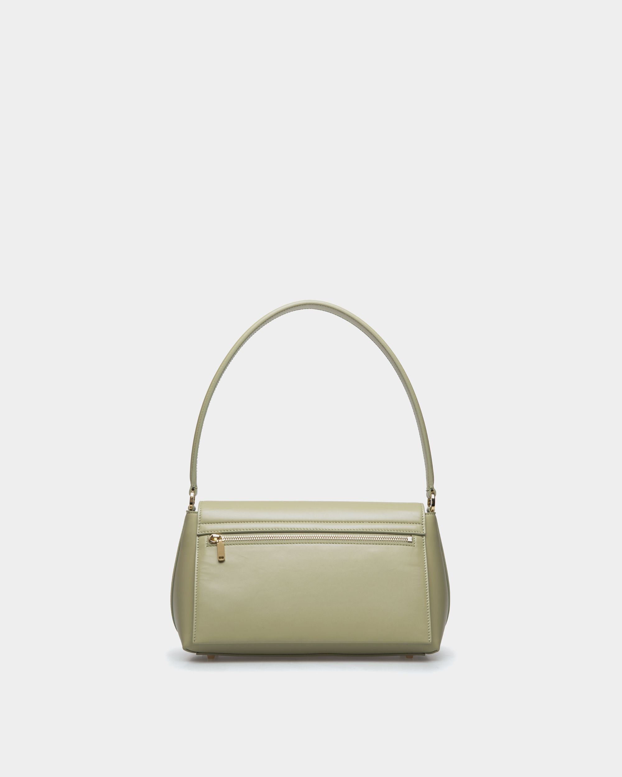 Bally Global - Petit Sac À Anse Supérieure Ollam En Cuir Light Green - Vert