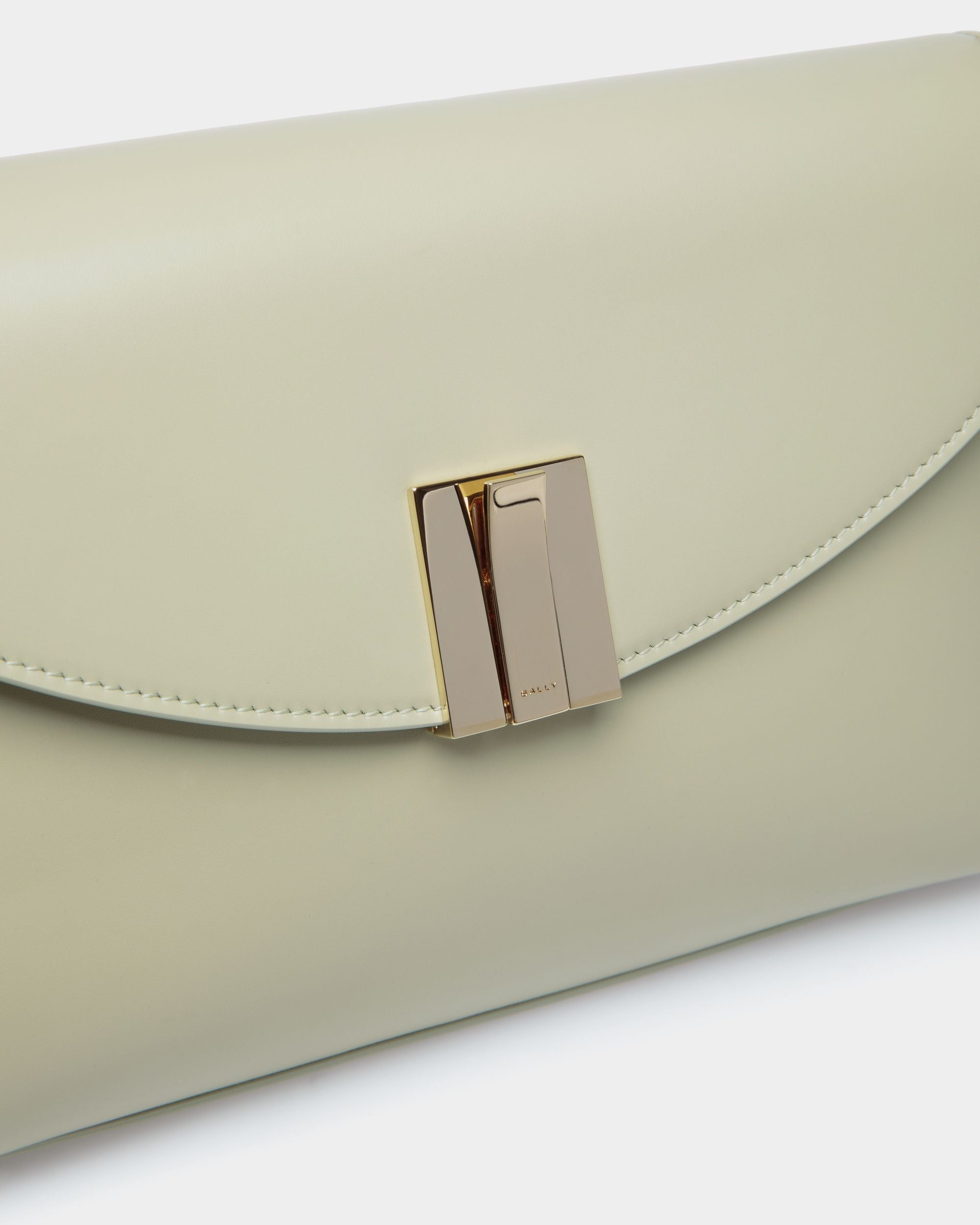 Bally Global - Petit Sac À Anse Supérieure Ollam En Cuir Light Green - Vert