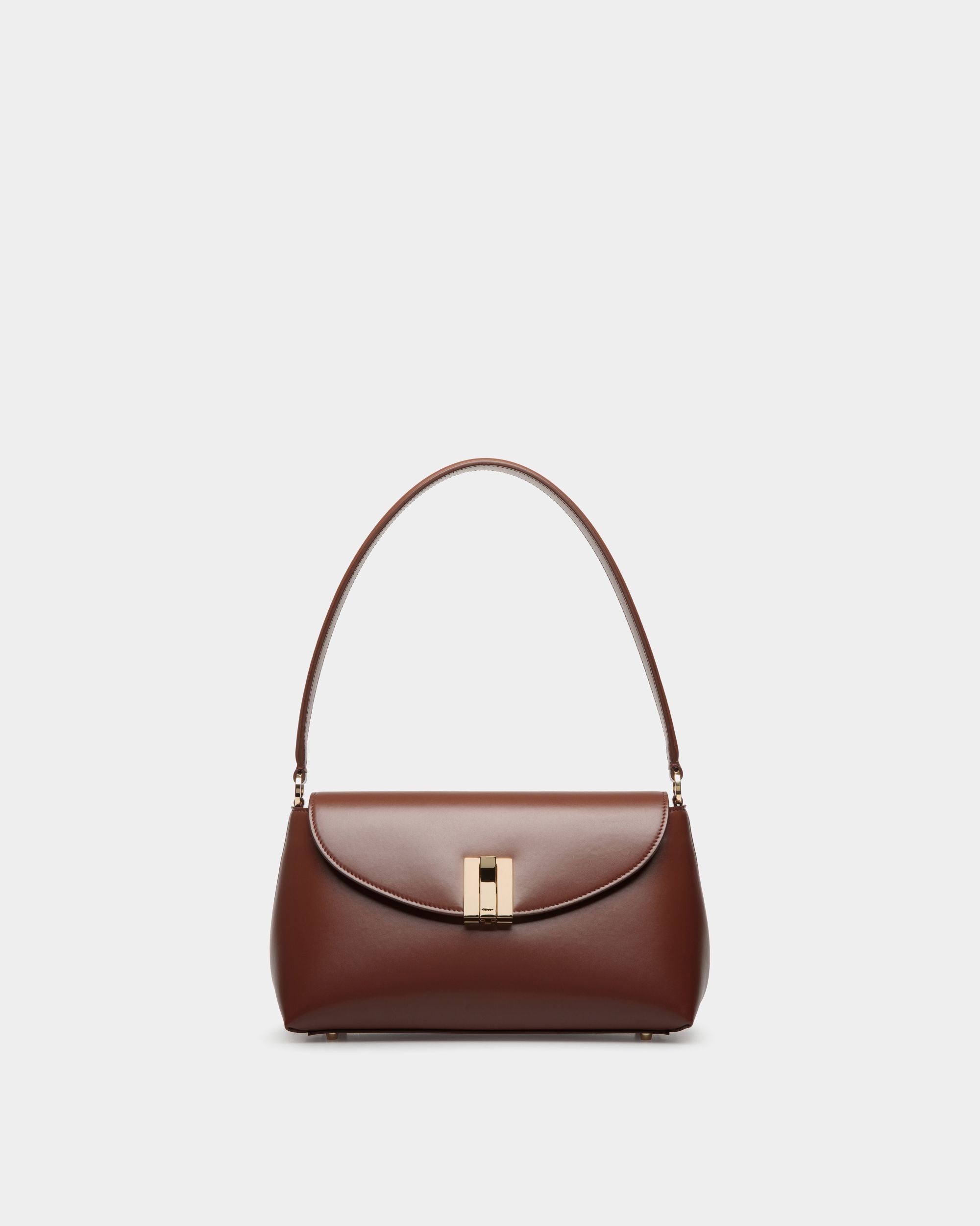 Bally Global - Bolso De Mano Pequeño Ollam De Piel Marrón - Marrón