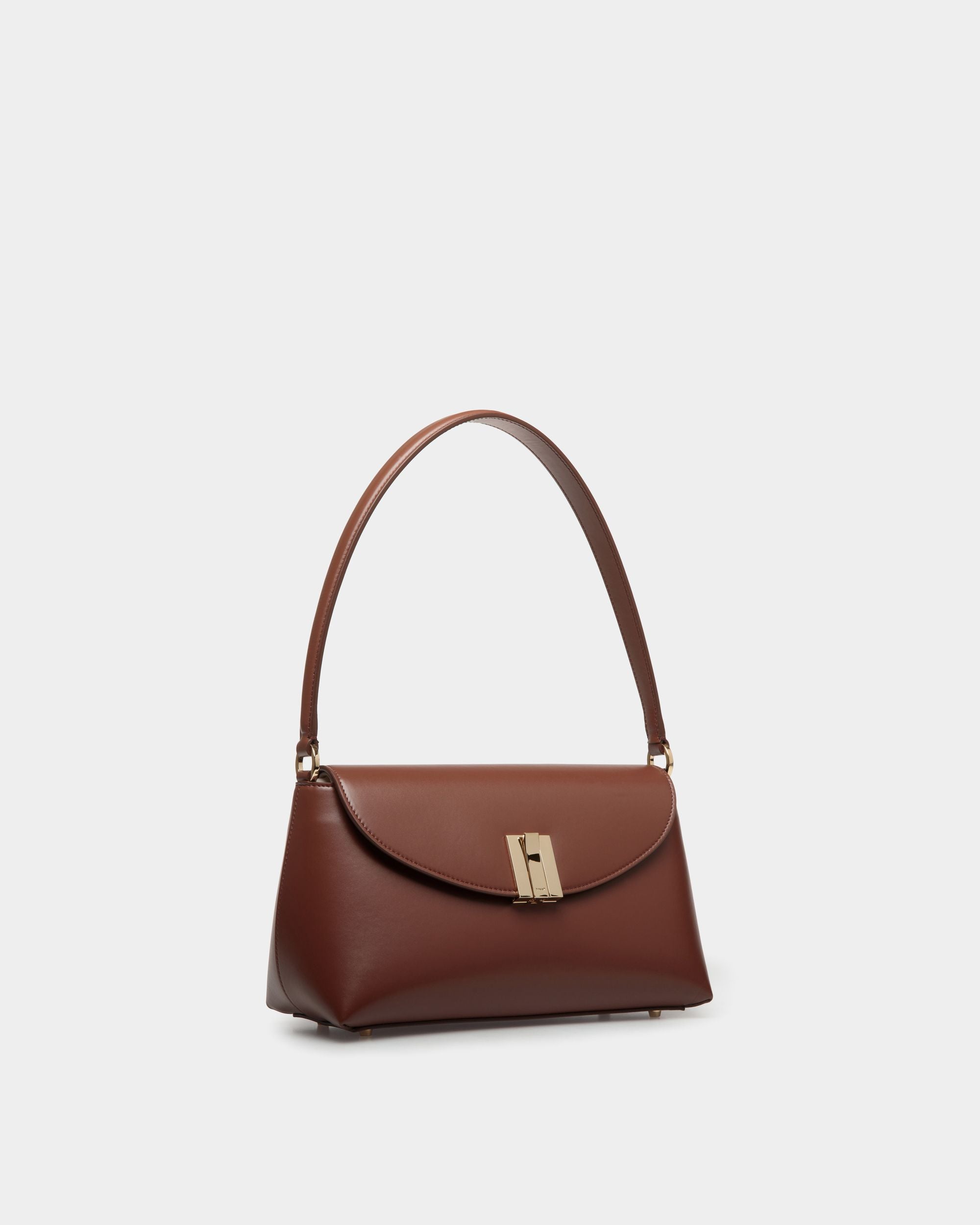 Bally Global - Bolso De Mano Pequeño Ollam De Piel Marrón - Marrón