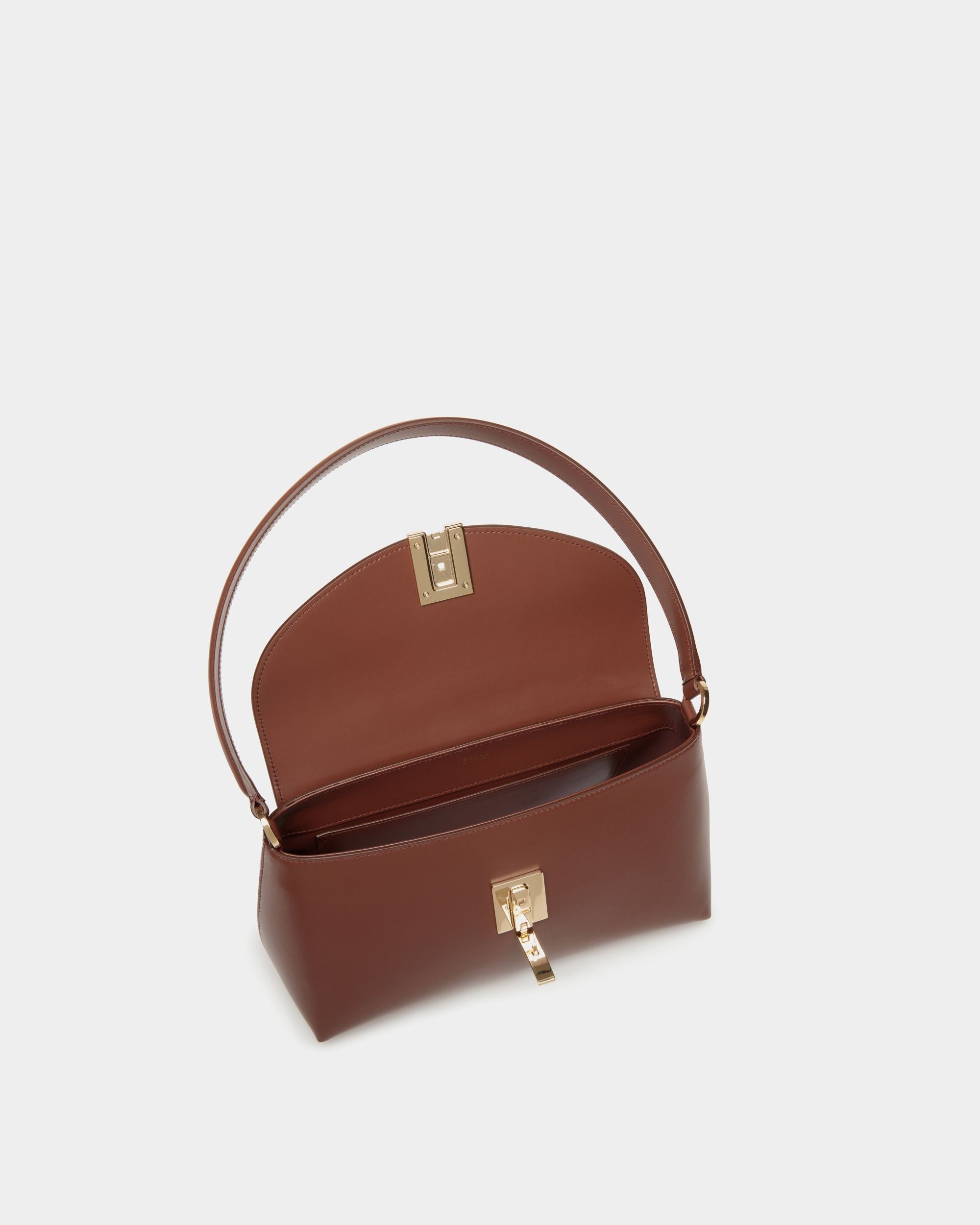 Bally Global - Bolso De Mano Pequeño Ollam De Piel Marrón - Marrón
