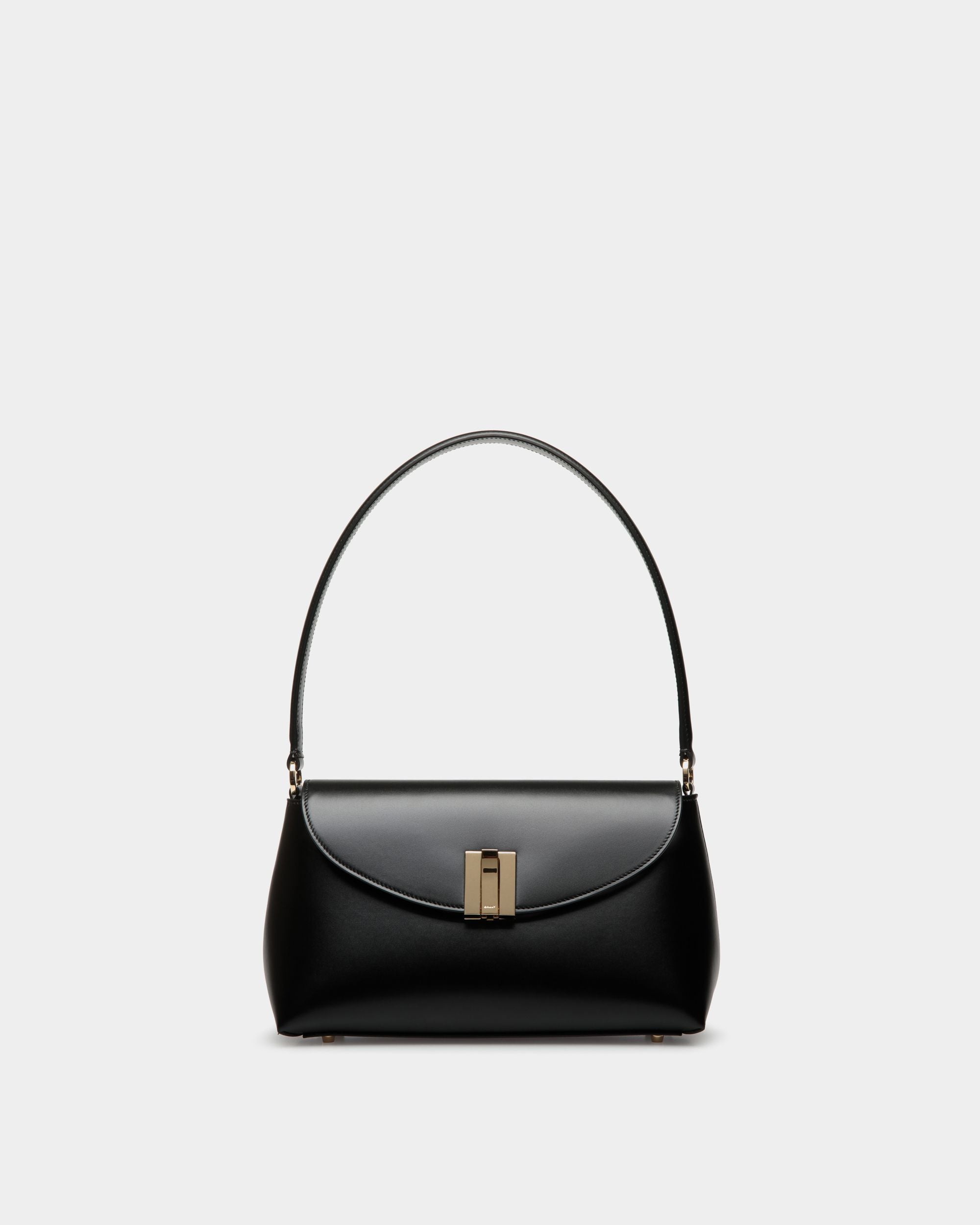 Bally Global - Bolso De Mano Pequeño Ollam De Piel Negra - Negro