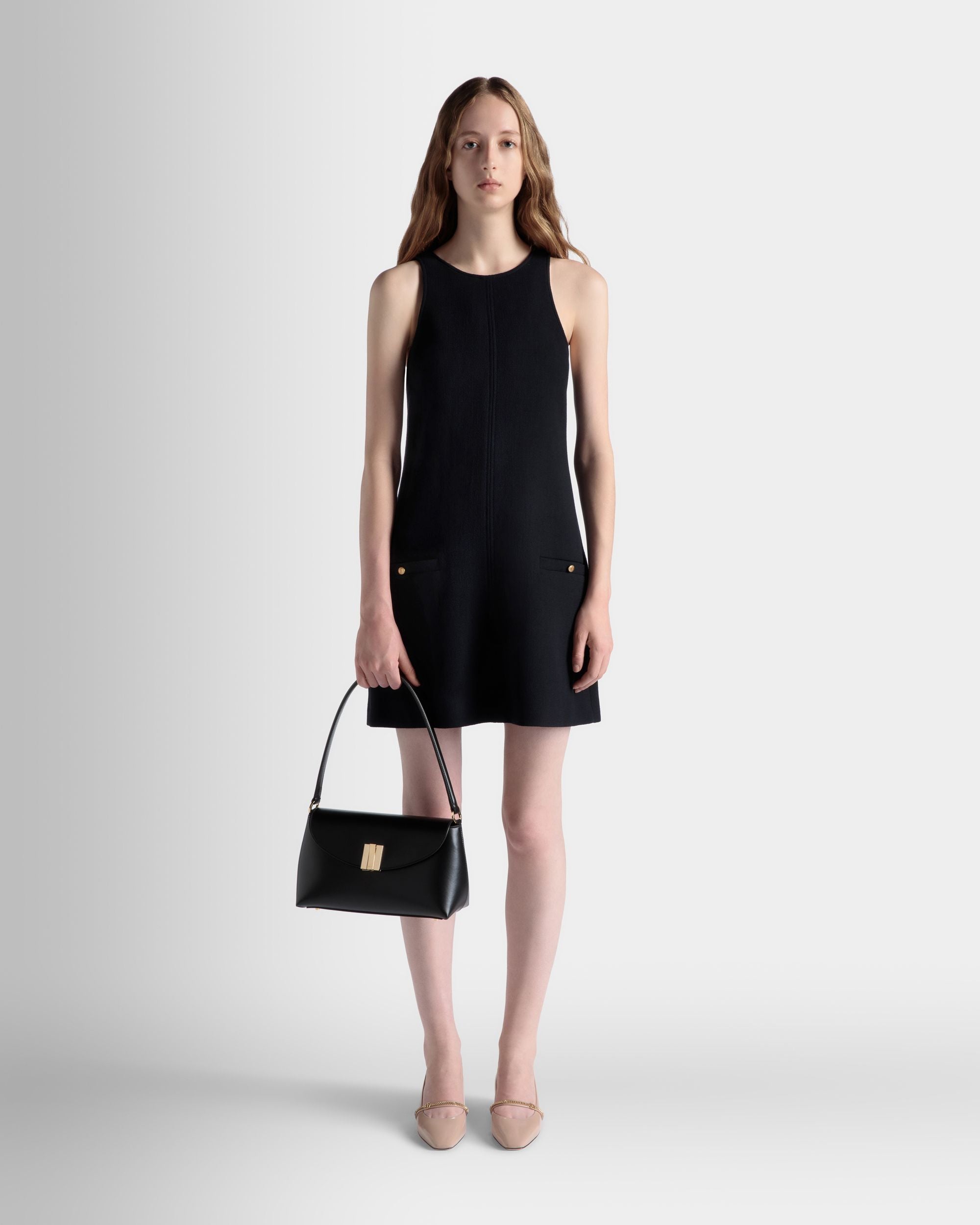 Bally Global - Bolso De Mano Pequeño Ollam De Piel Negra - Negro