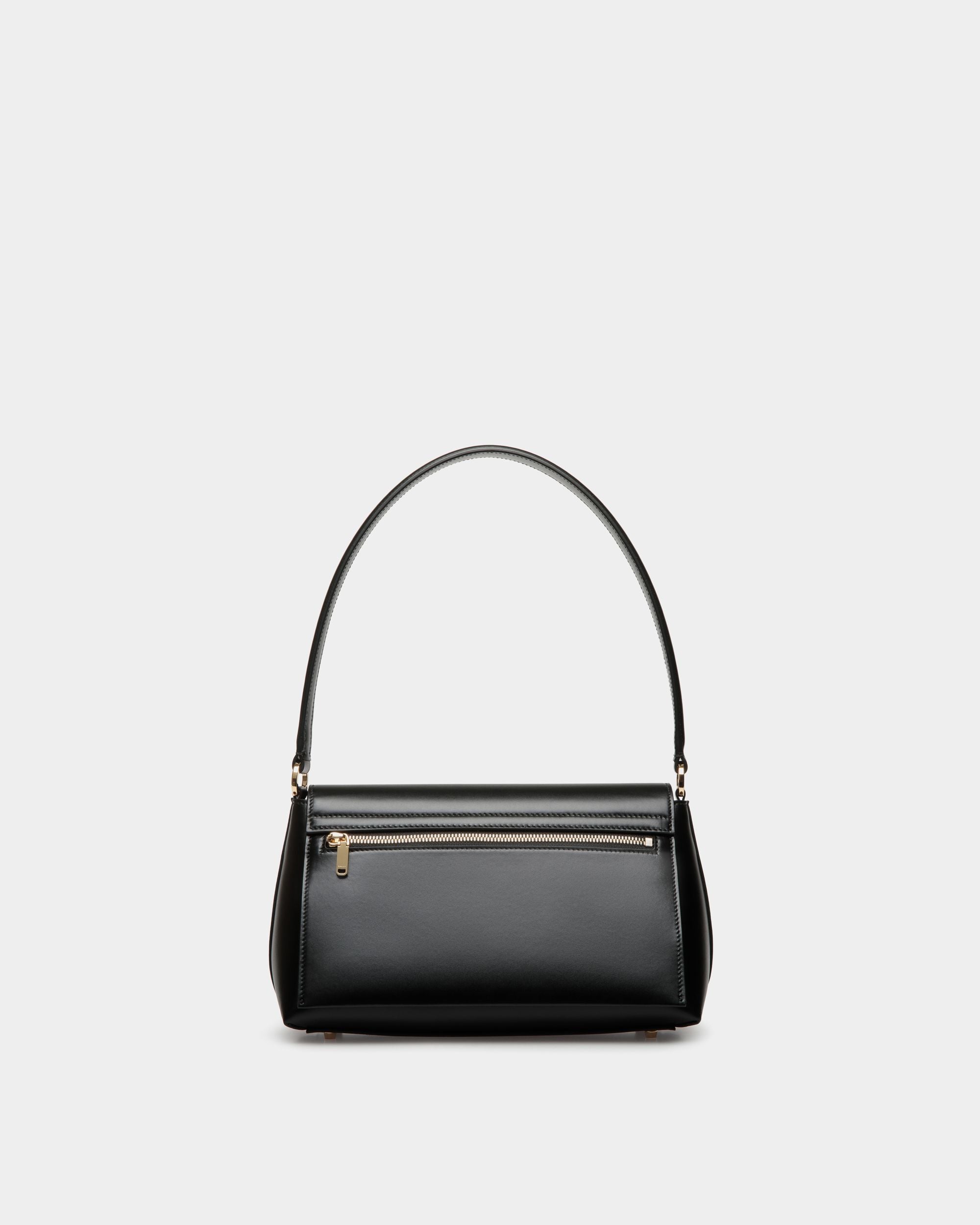 Bally Global - Bolso De Mano Pequeño Ollam De Piel Negra - Negro