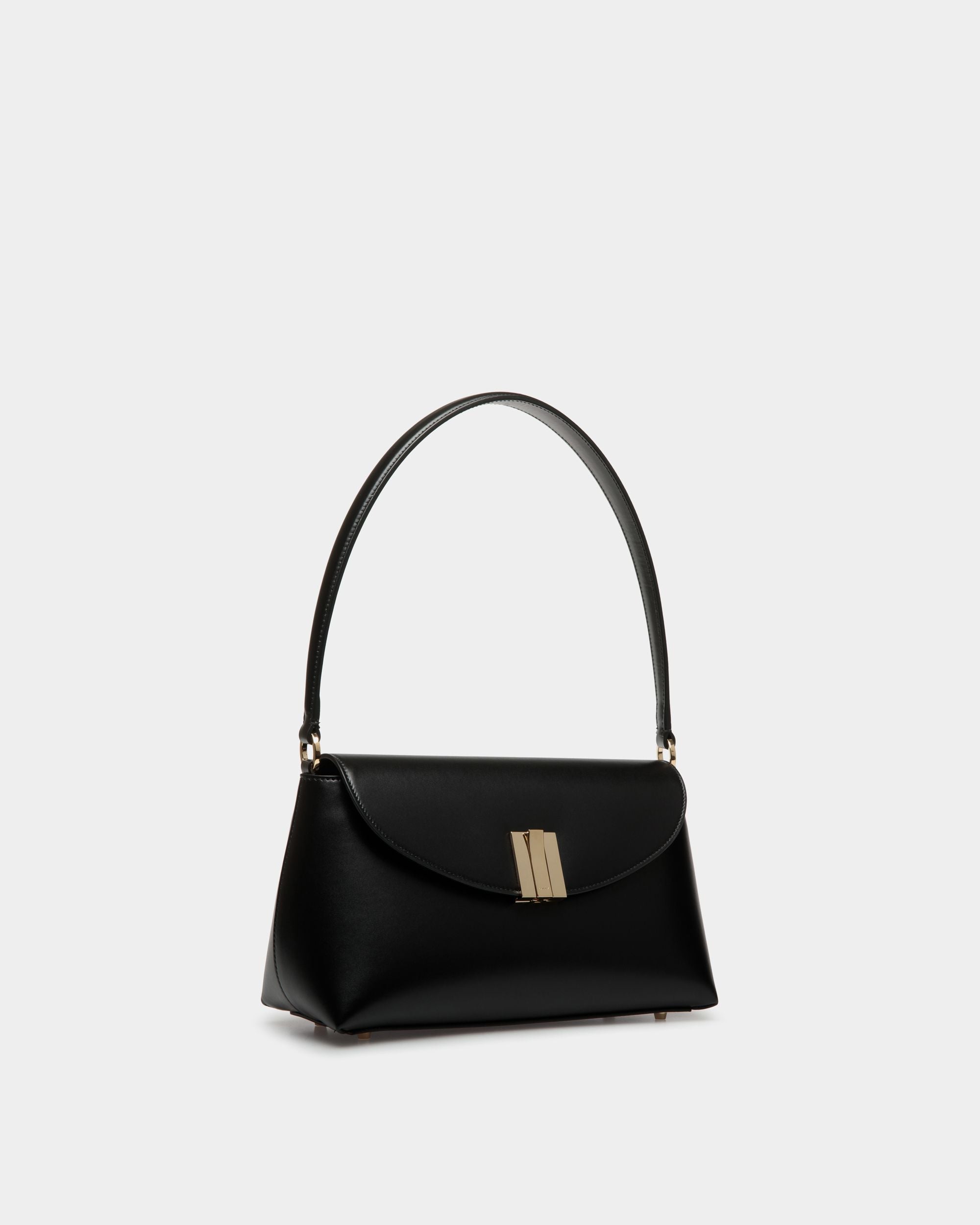 Bally Global - Bolso De Mano Pequeño Ollam De Piel Negra - Negro