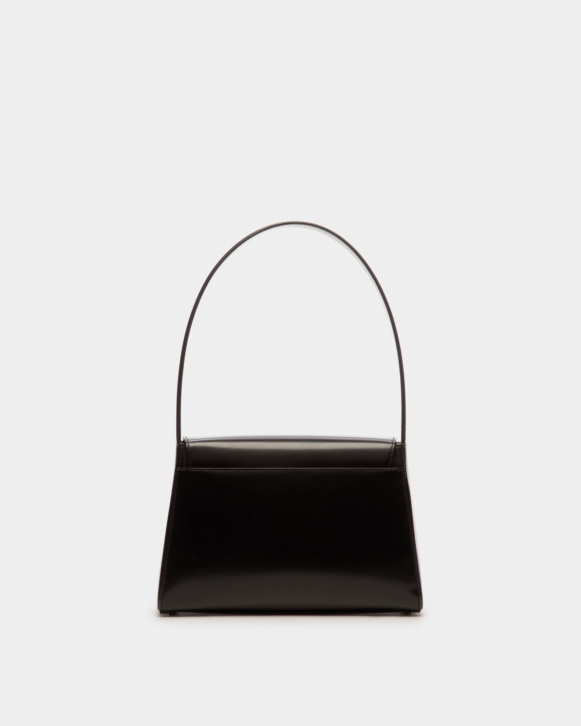 Bally Global - Ollam Shoulder Bag in Black Brushed Leather - Black
