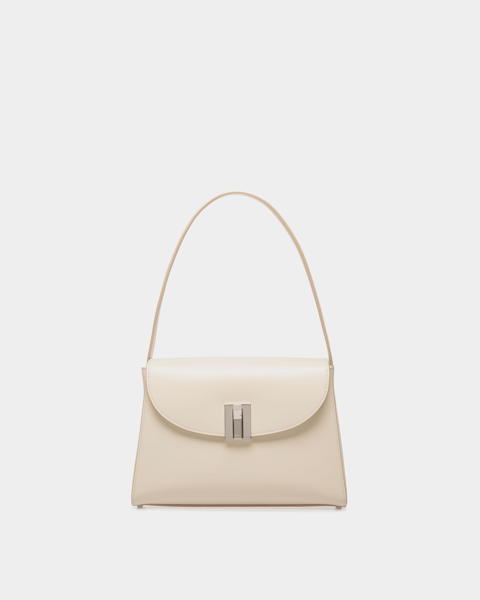 Bally Global - Ollam Shoulder Bag in White Leather - Blanc