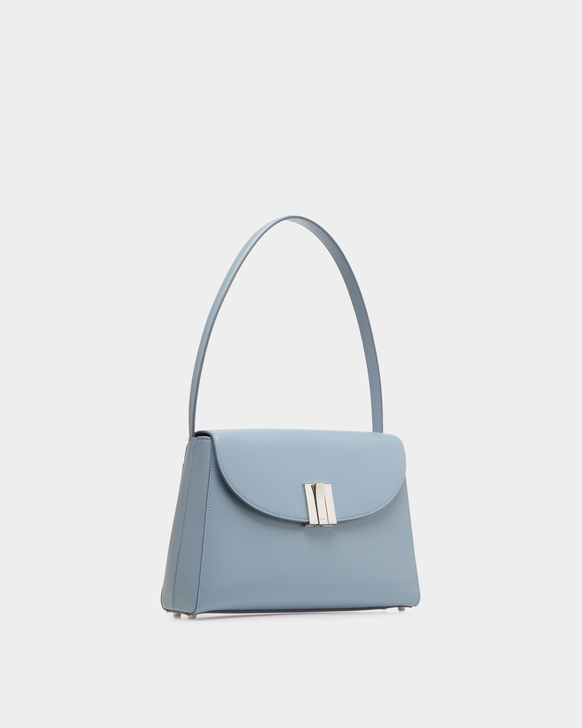 Bally Global - Bolso De Hombro Ollam De Piel Light Blue - Azul