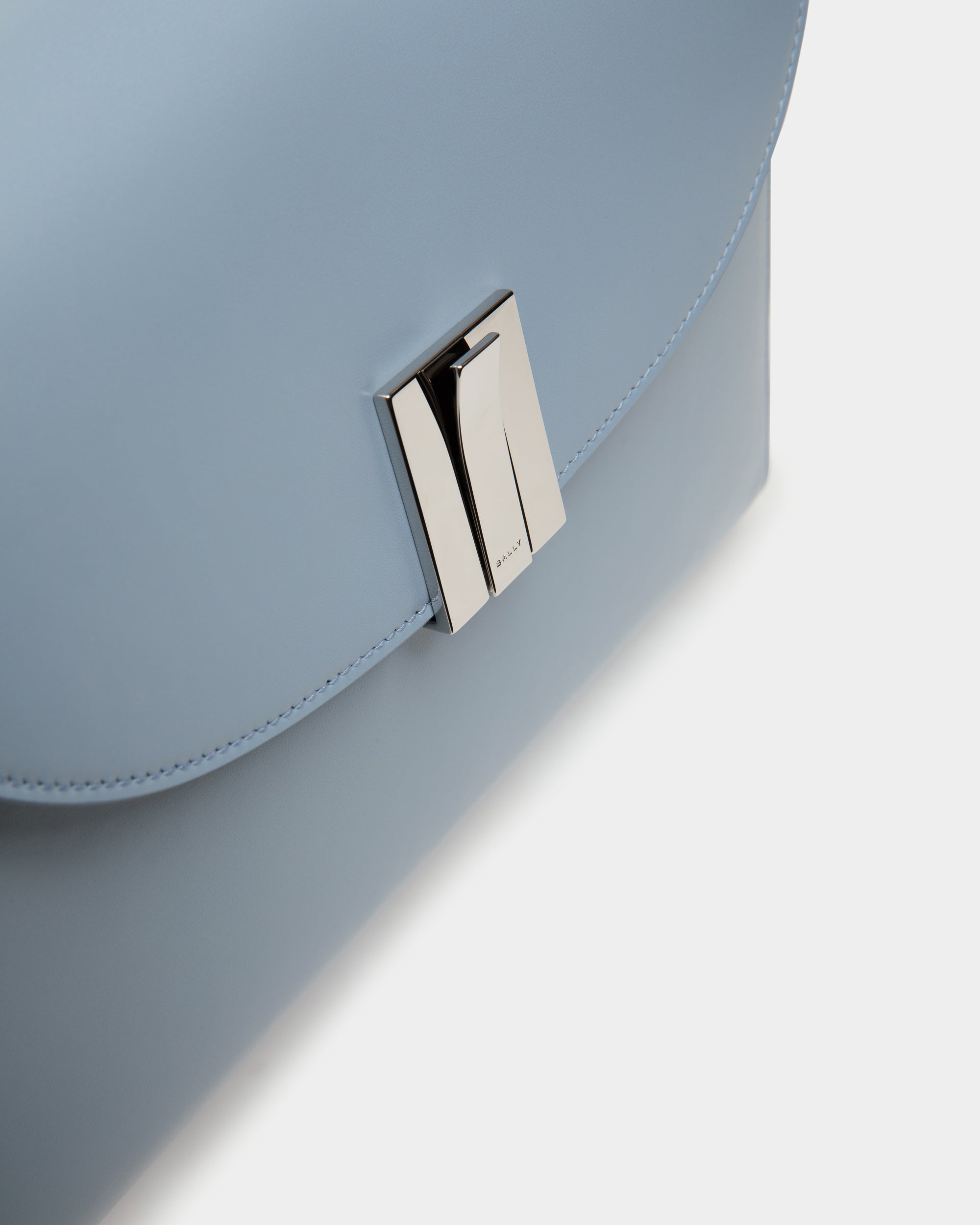 Bally Global - Bolso De Hombro Ollam De Piel Light Blue - Azul
