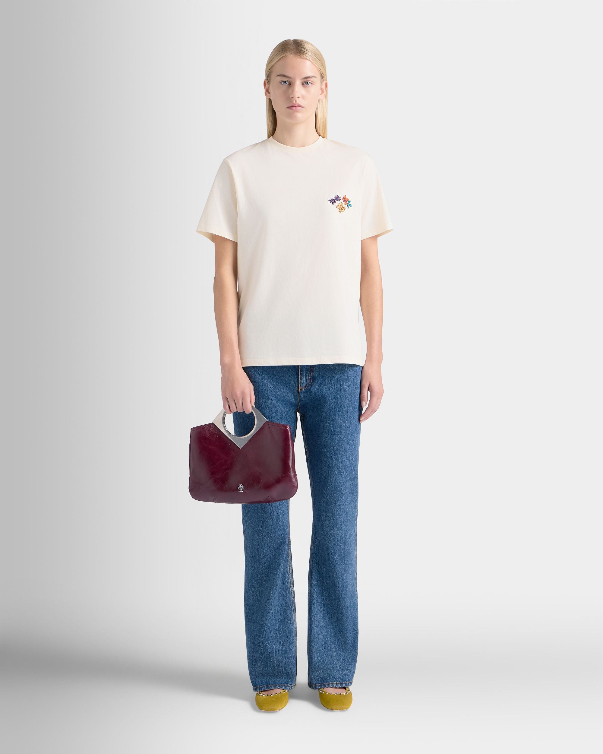 Bally Global - Anni Mini Bag in Andorra Leather - Burgundy