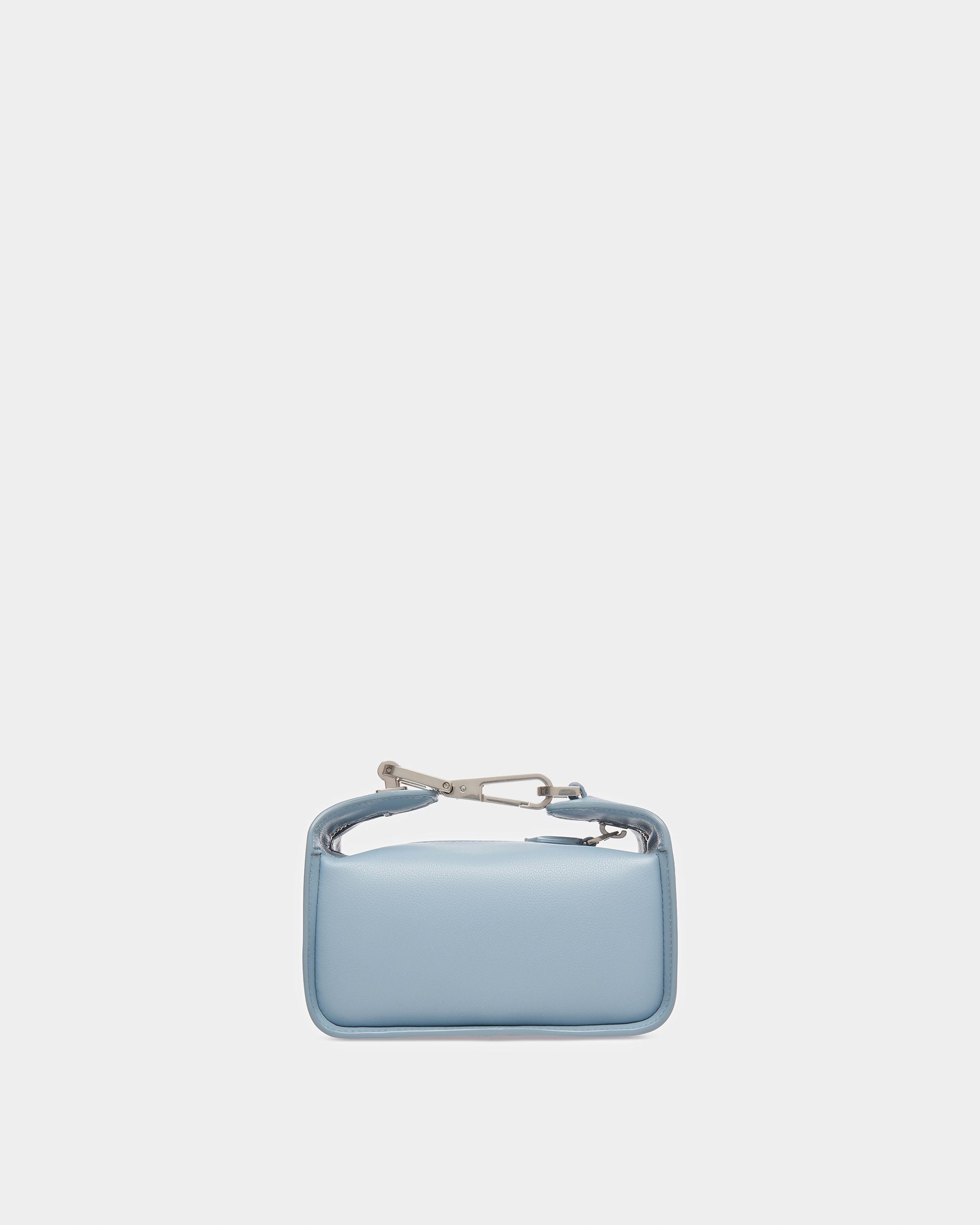 Bally Global - B-Hook XS Leather Minibag In Light Blue - Azul
