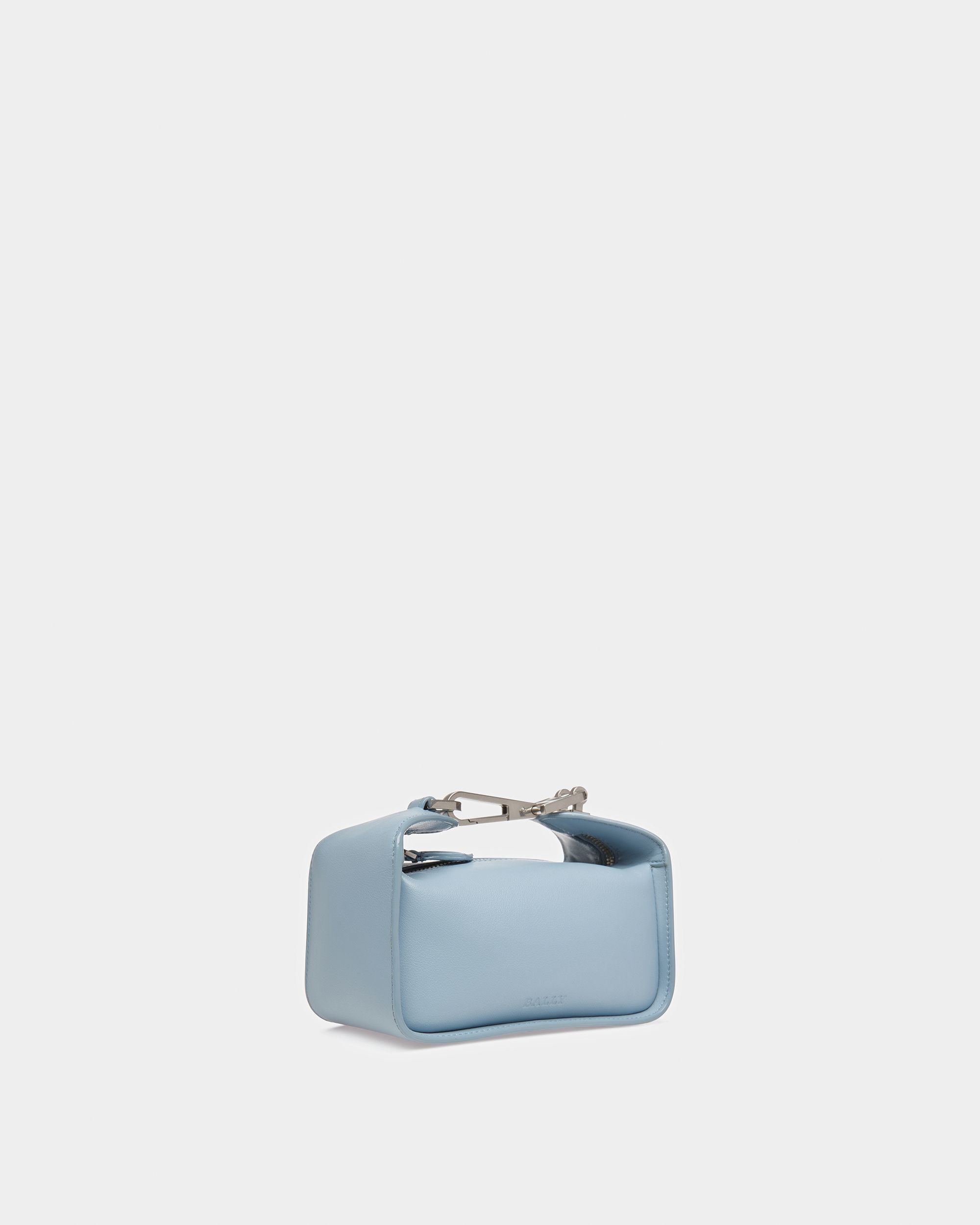 Bally Global - B-Hook XS Leather Minibag In Light Blue - Azul
