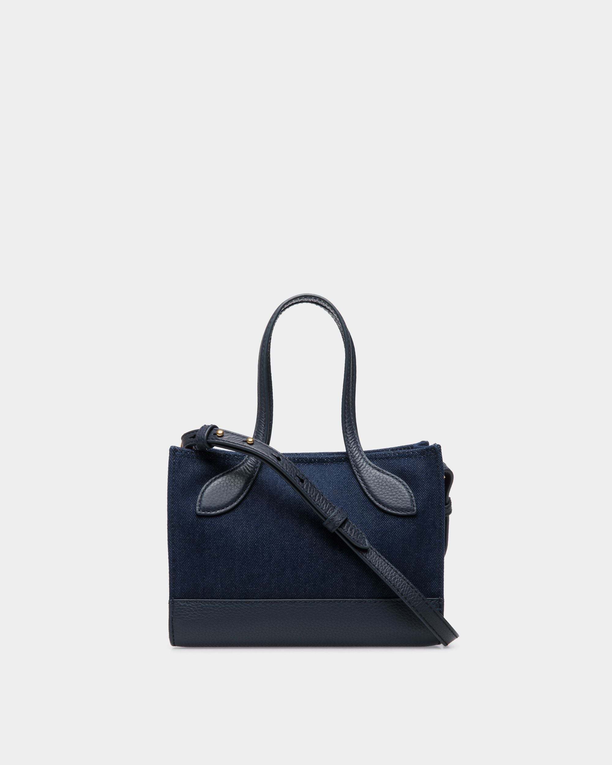 Bally Global - Bar Minibag In Blue Denim - Blue