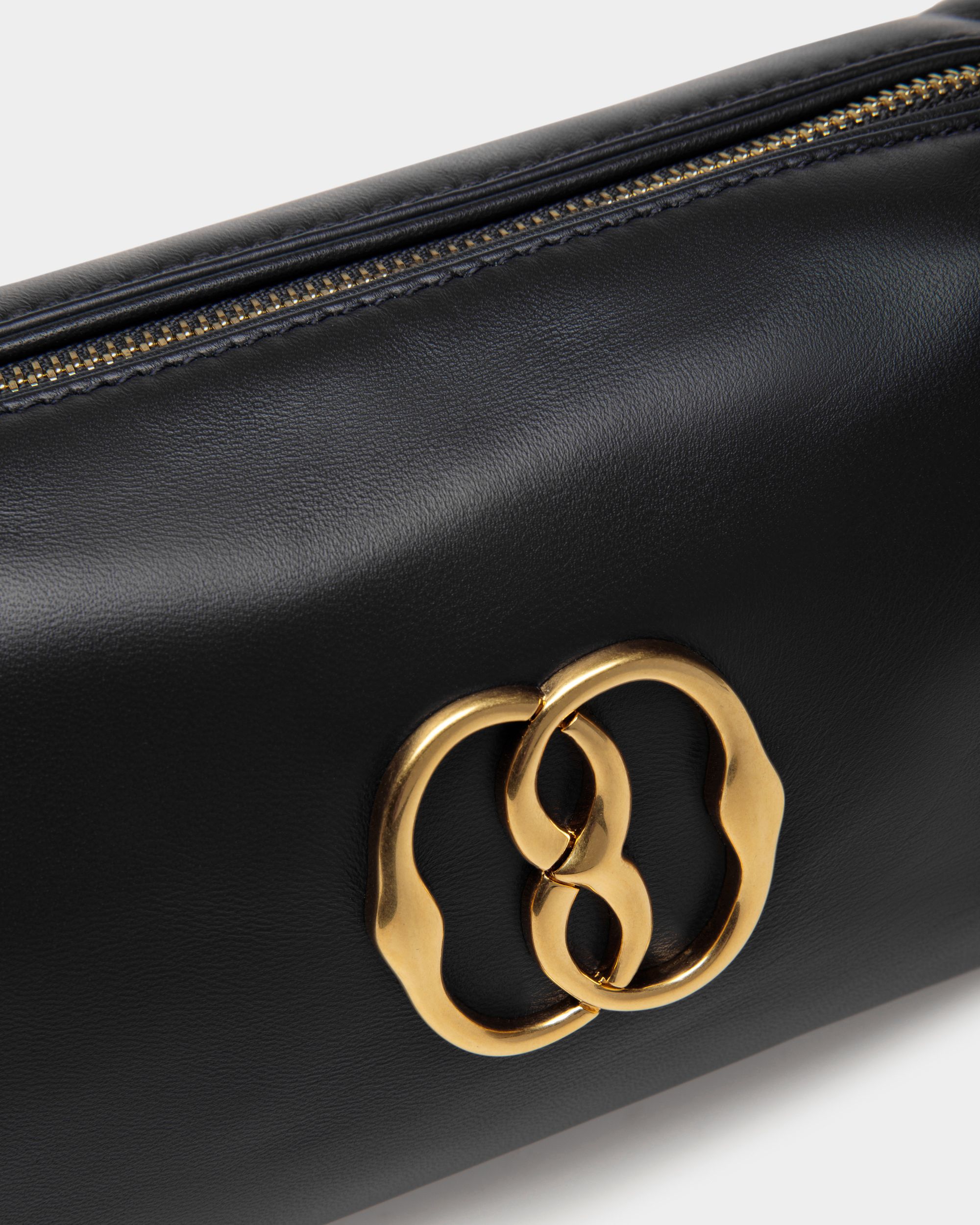 Bally Global - Emblem Minibag In Black Leather - Black