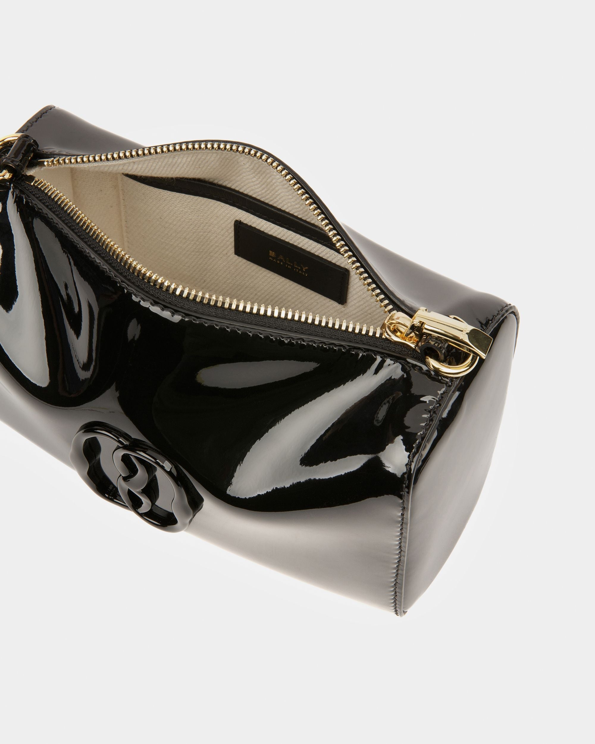 Bally Global - Minibolso Emblem De Piel Negra - Negro