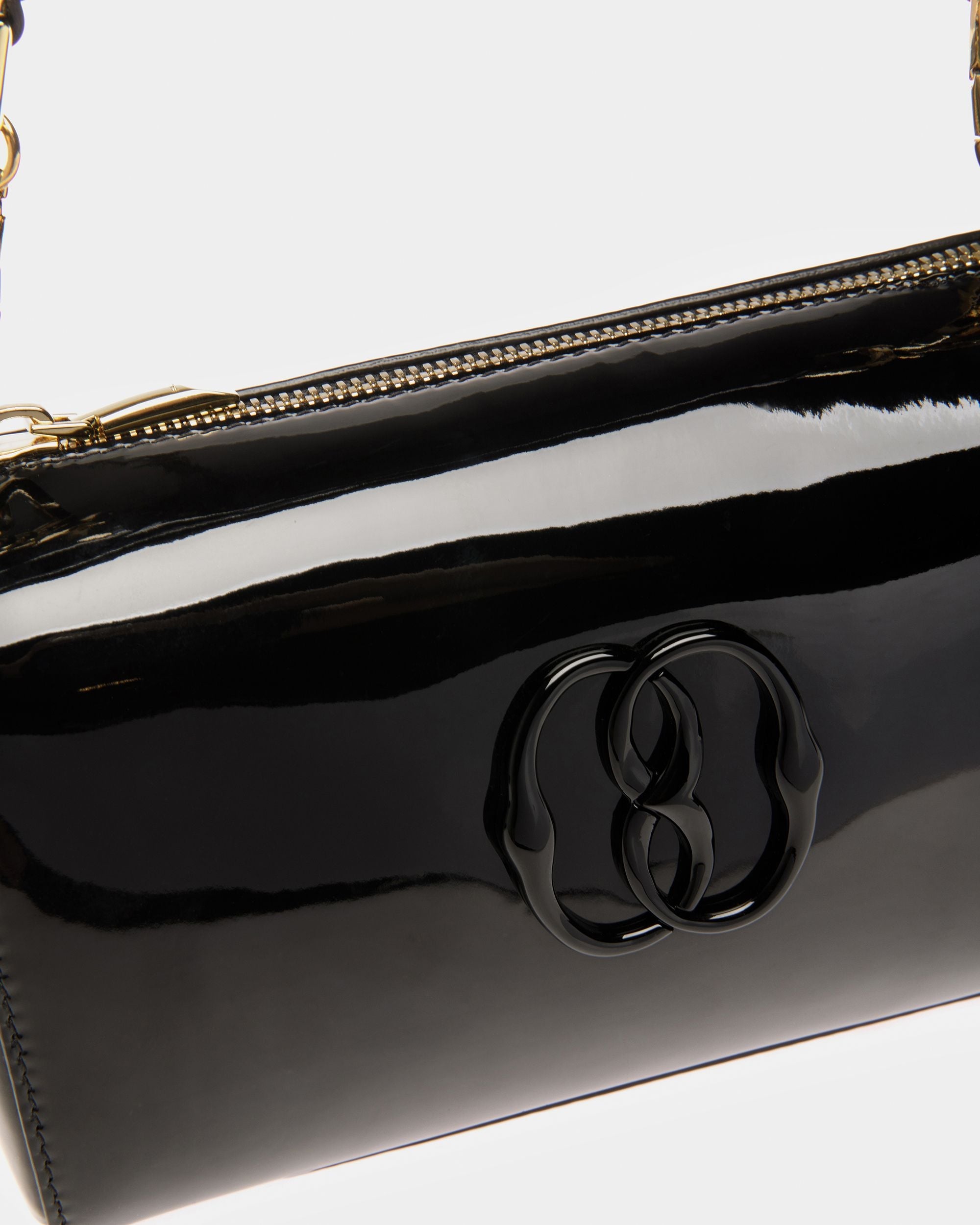 Bally Global - Minibolso Emblem De Piel Negra - Negro