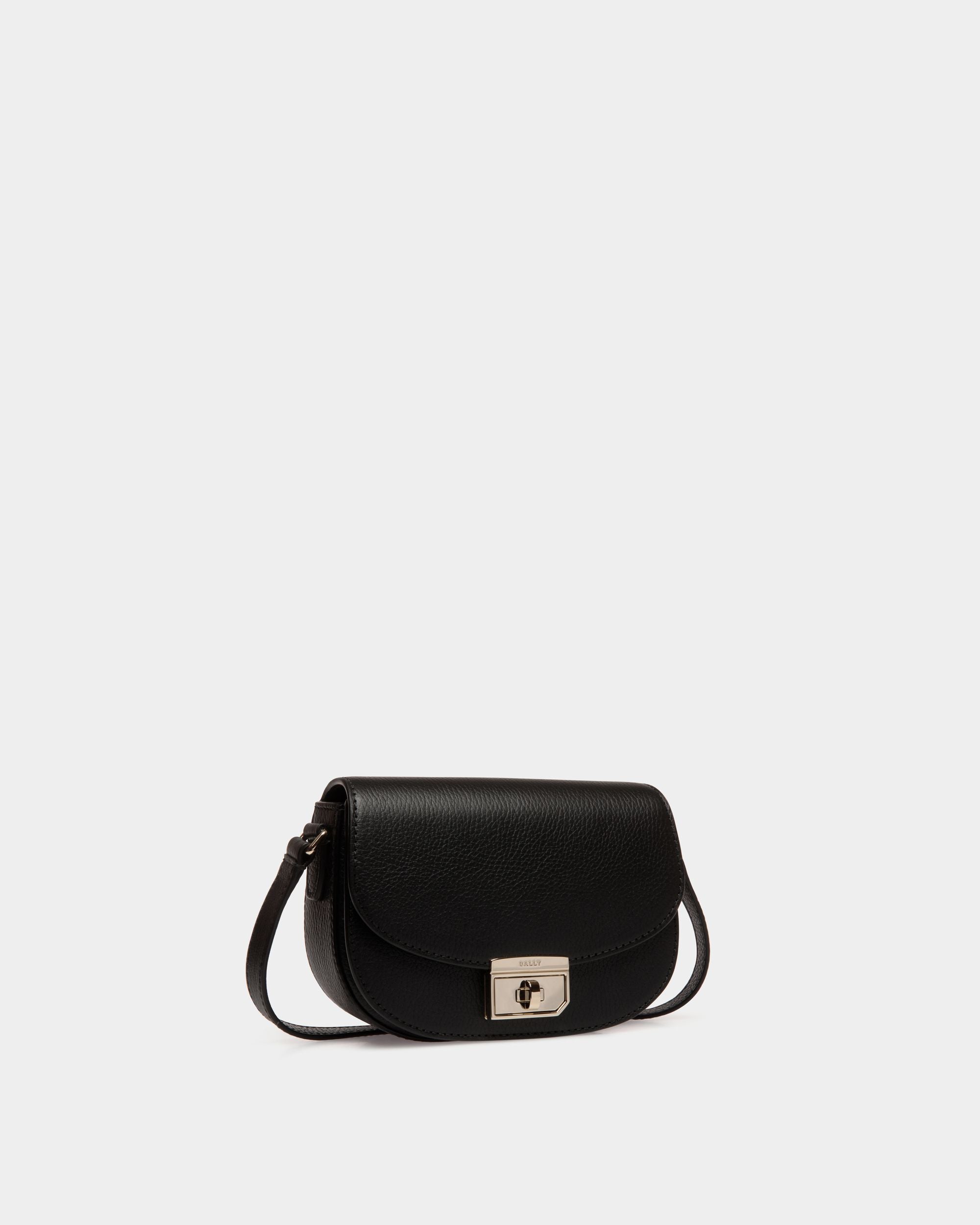 Bally Global - Sac À Bandoulière En Cuir Gaufré Noir - Noir