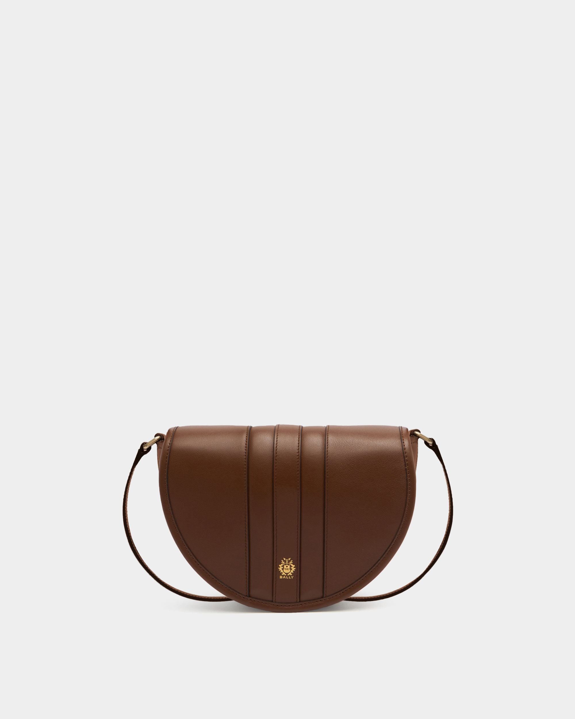 Bally Global - Signature Crossbody Bag in Brown Leather - Brown