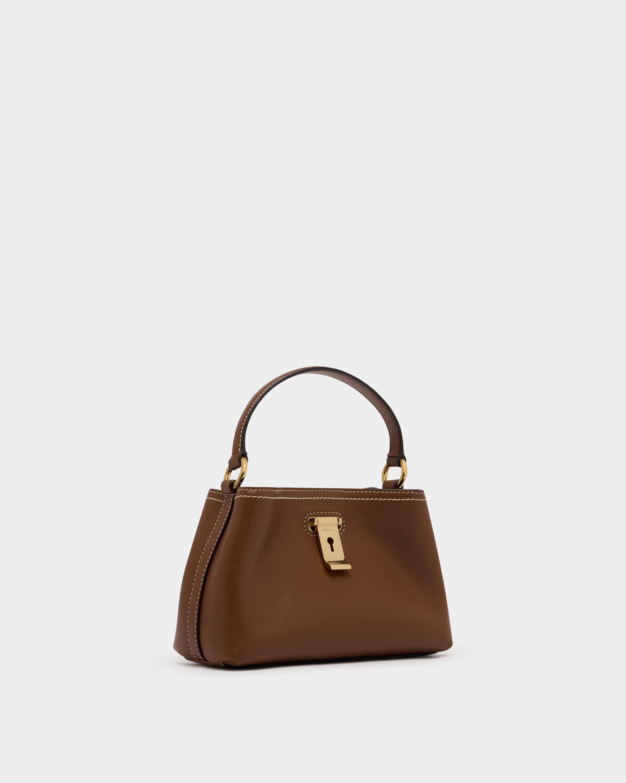 Bally Global - Lock Me Minibag in Brown Leather - Brown