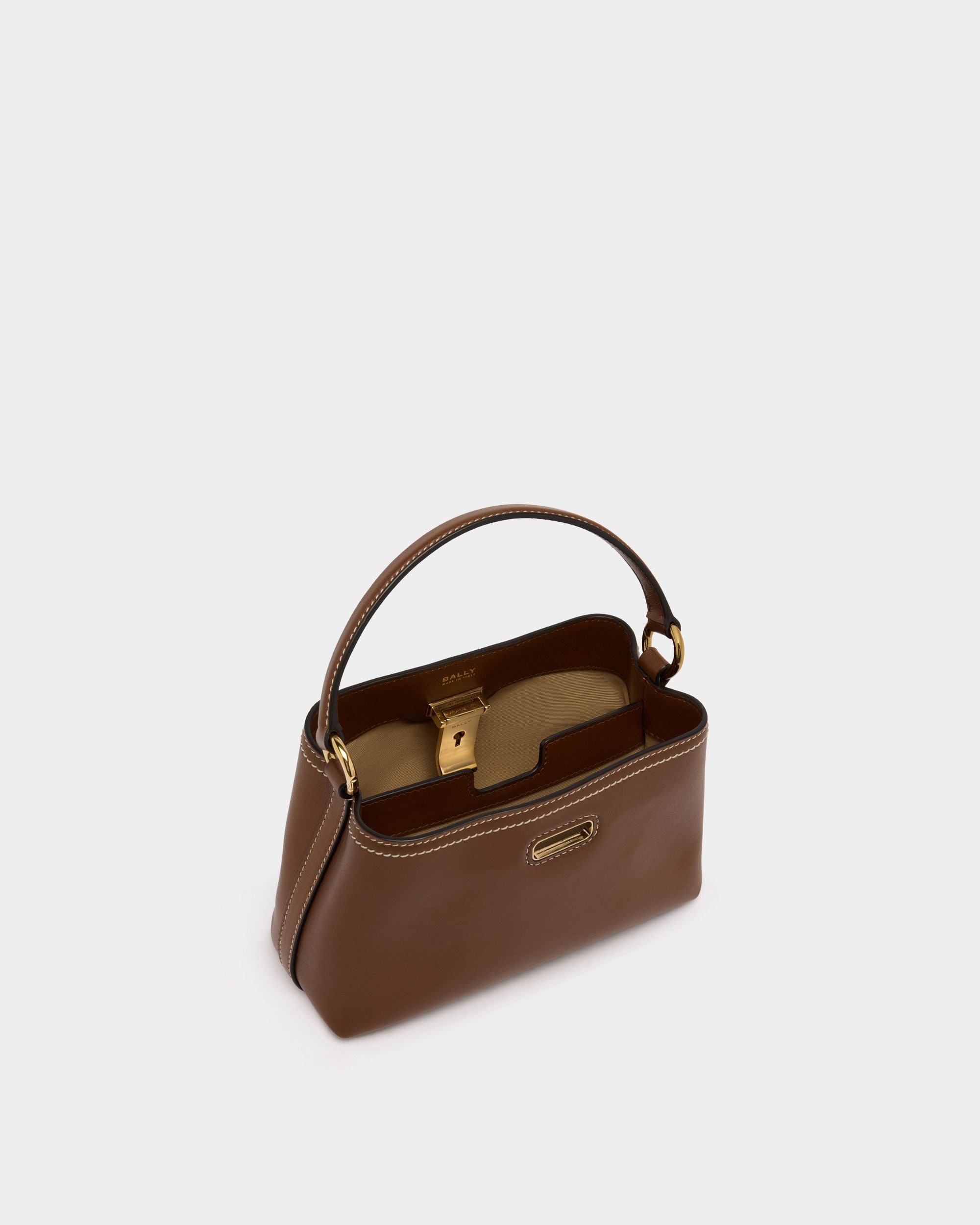 Bally Global - Lock Me Minibag in Brown Leather - Brown