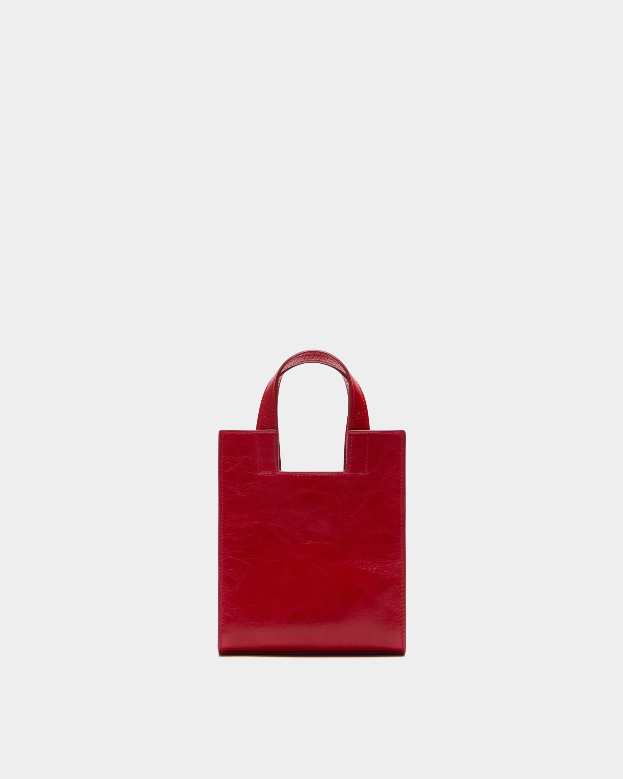 Bally Global - Bolso Tote Pequeño Easy Bally De Piel Roja - Rojo