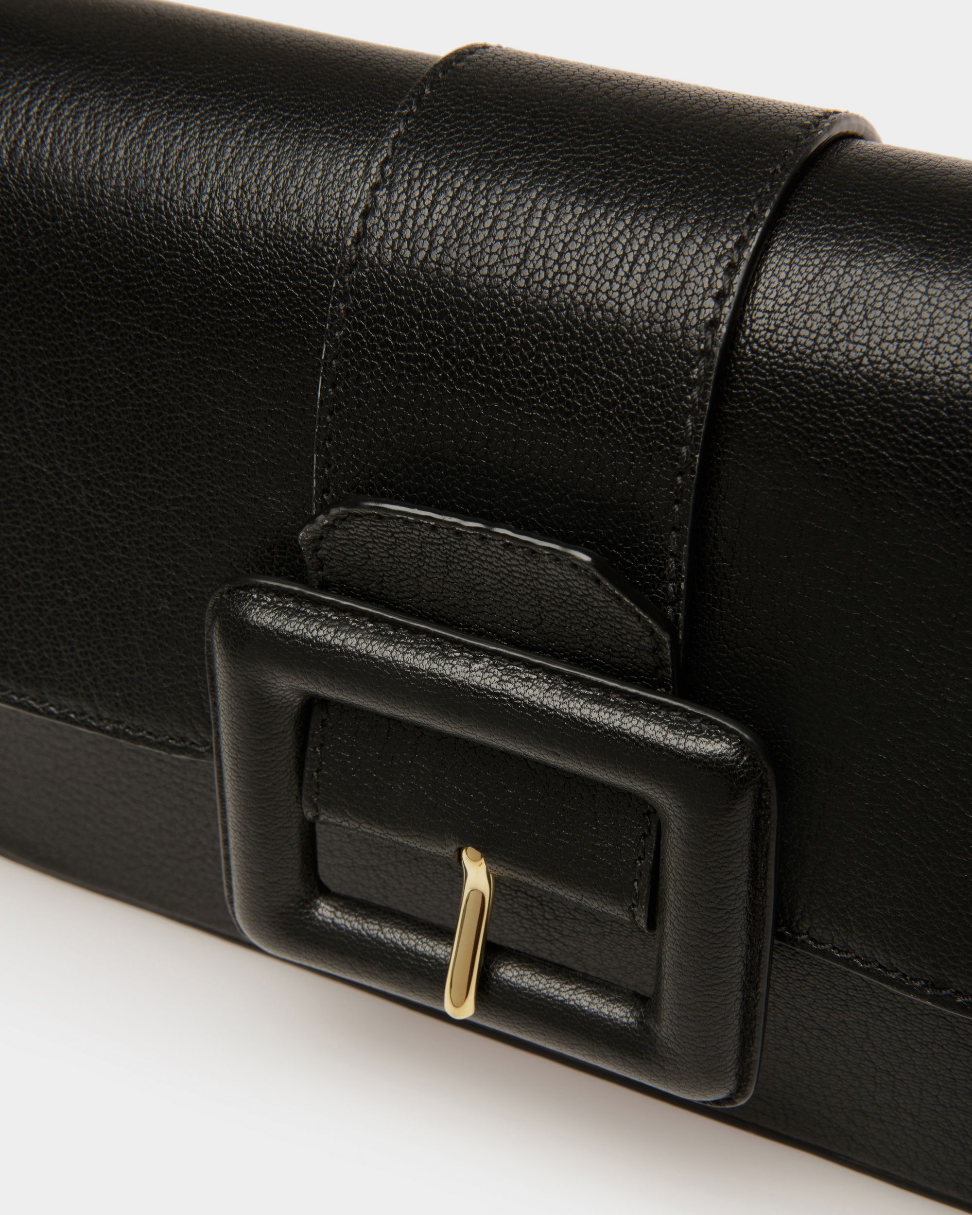 Bally Global - Jadha Leather Shoulder Bag In Black - Black