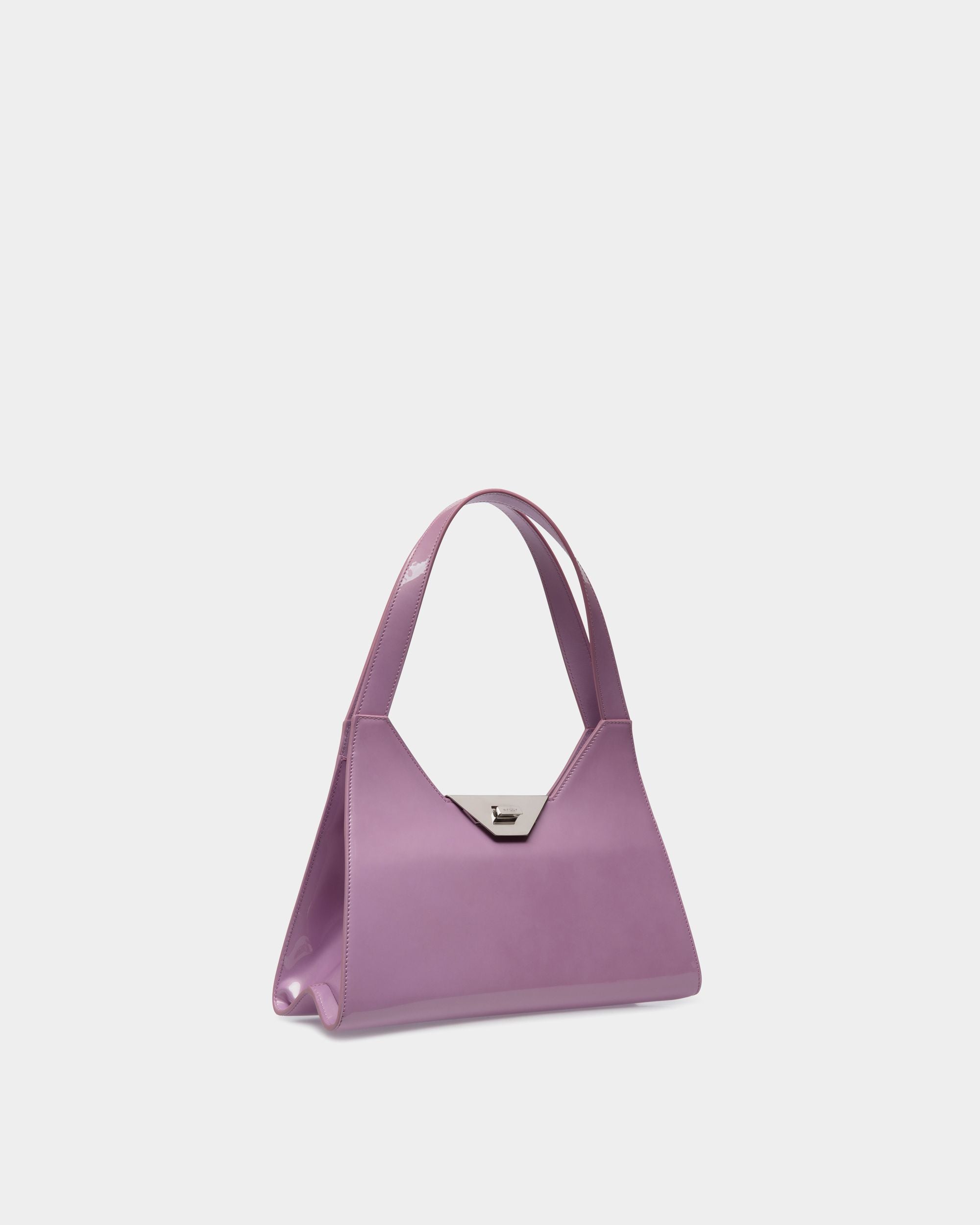 Bally Global - Tilt Shoulder Bag in Lilac Leather - Purple