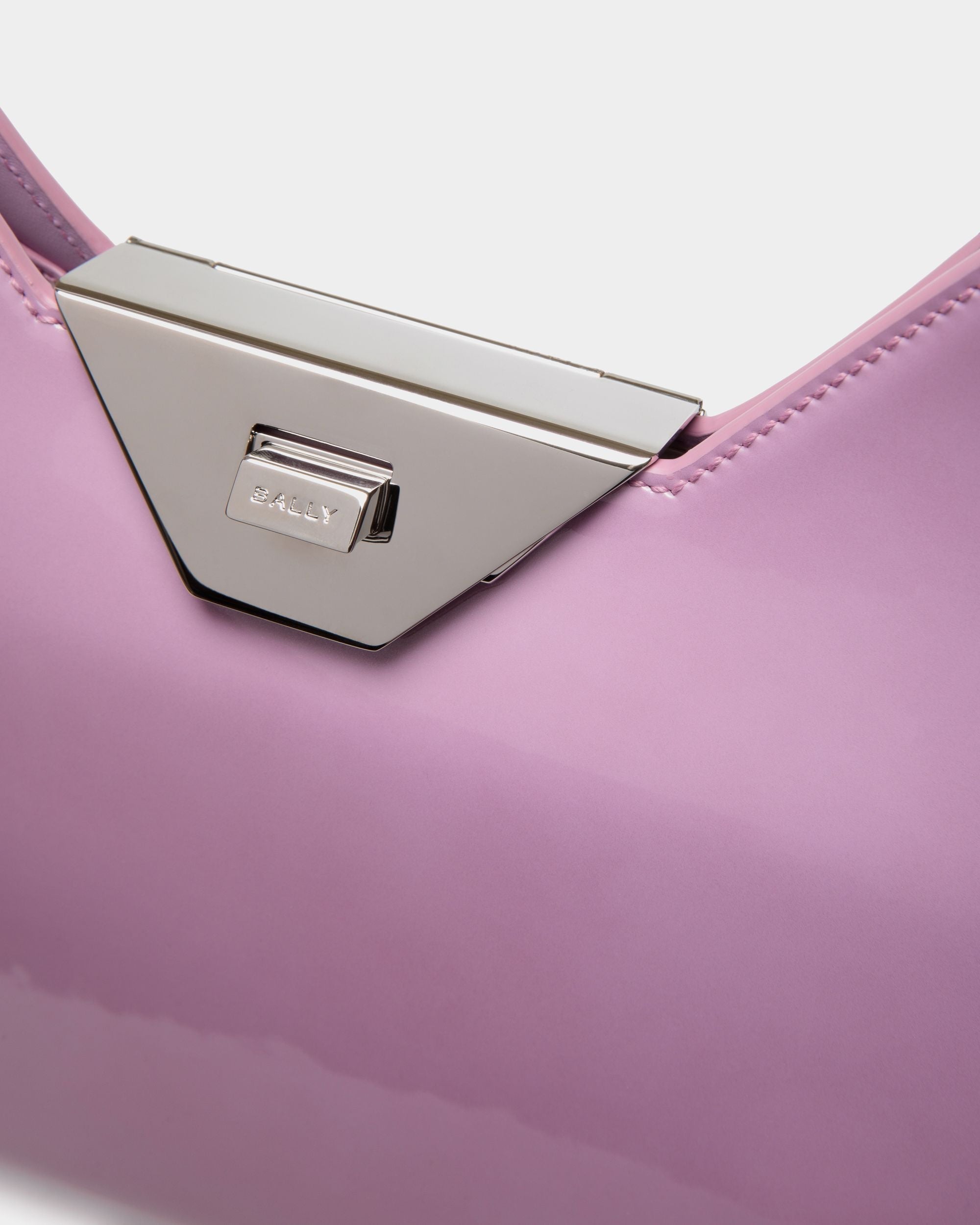 Bally Global - Tilt Shoulder Bag in Lilac Leather - Purple