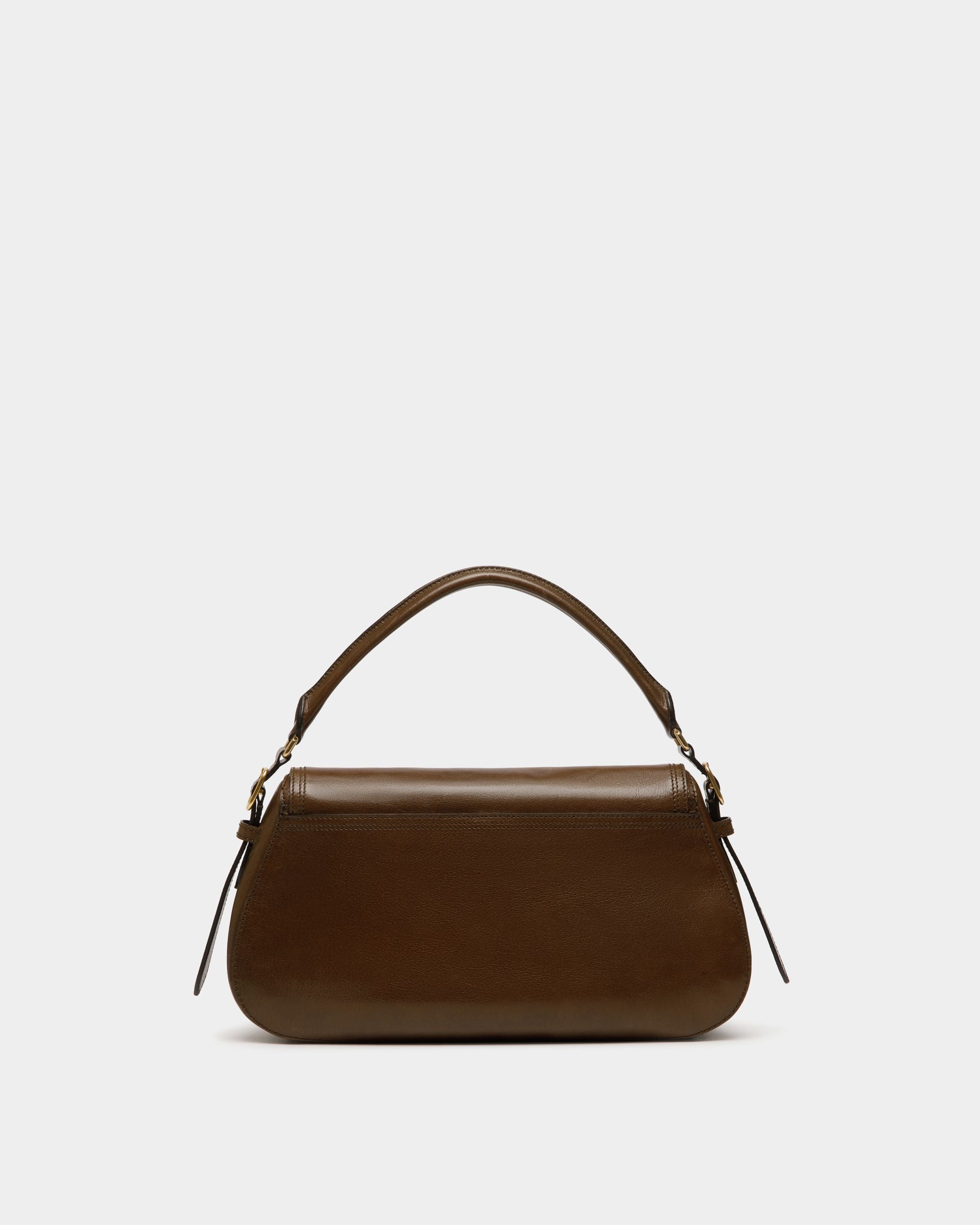 Bally Global - Beckett Shoulder Bag in Marron Glacé Leather - Brown
