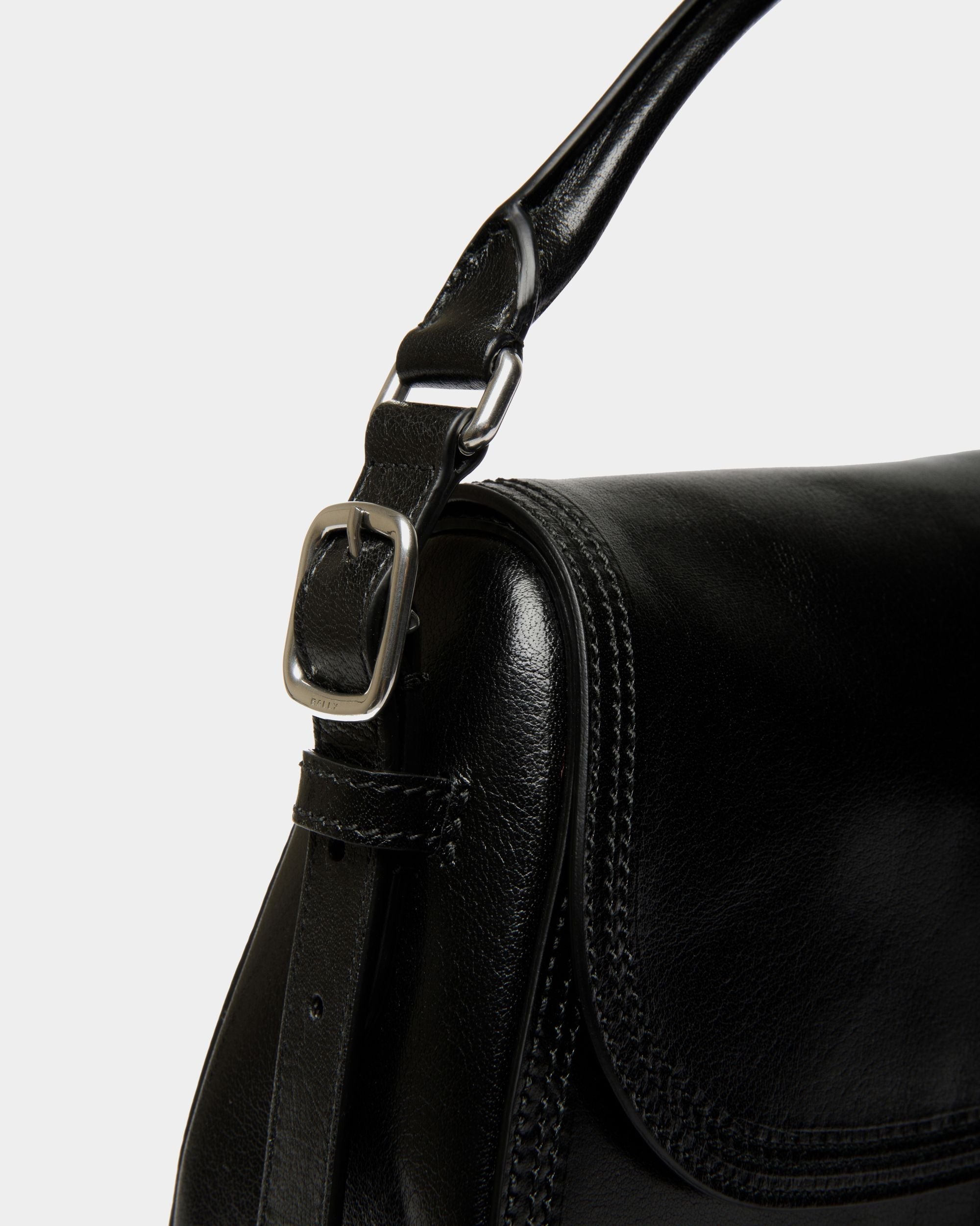 Bally Global - Beckett Shoulder Bag in Black Leather - Black