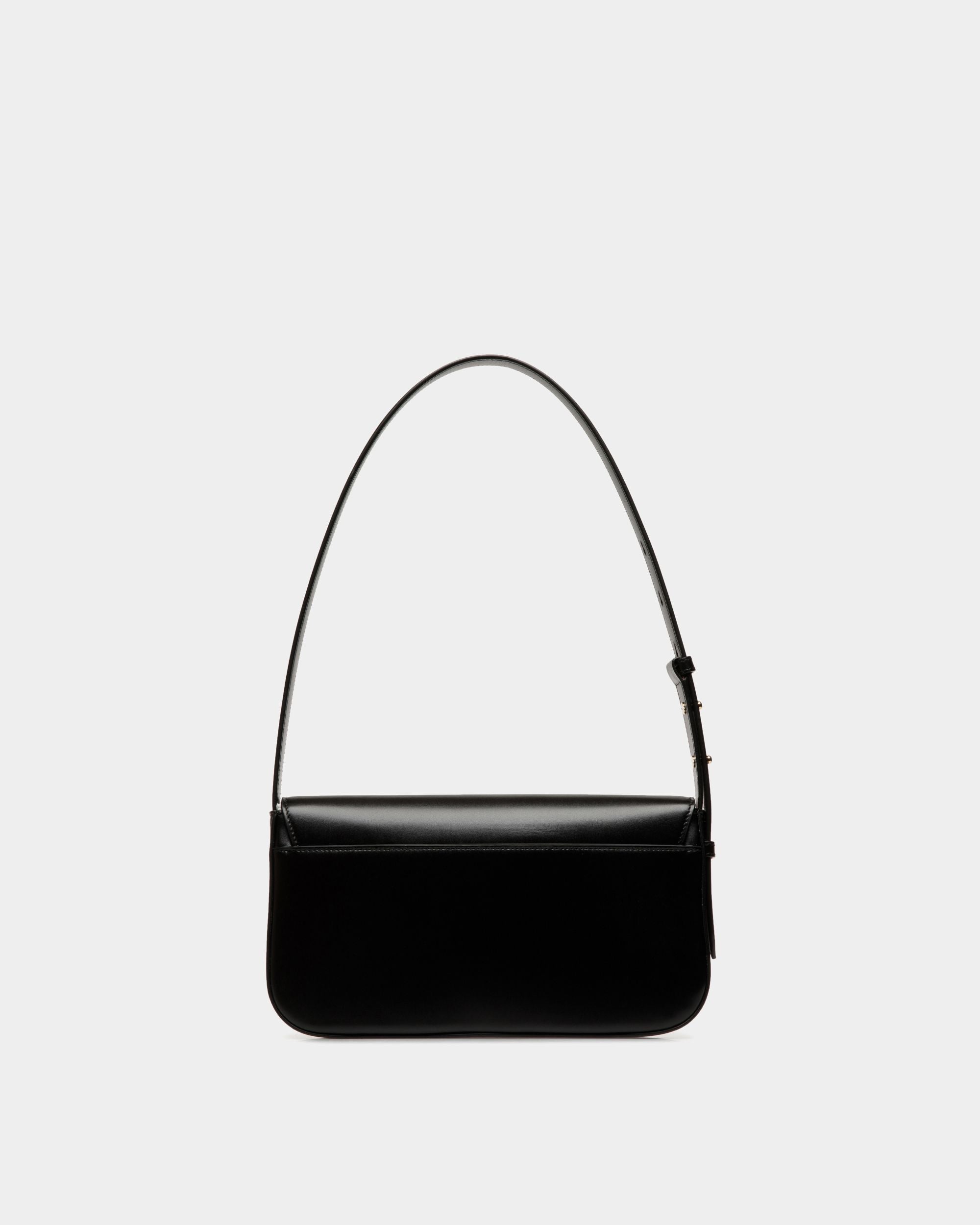Bally Global - Petit Sac D'épaule Ollam En Cuir Noir - Noir