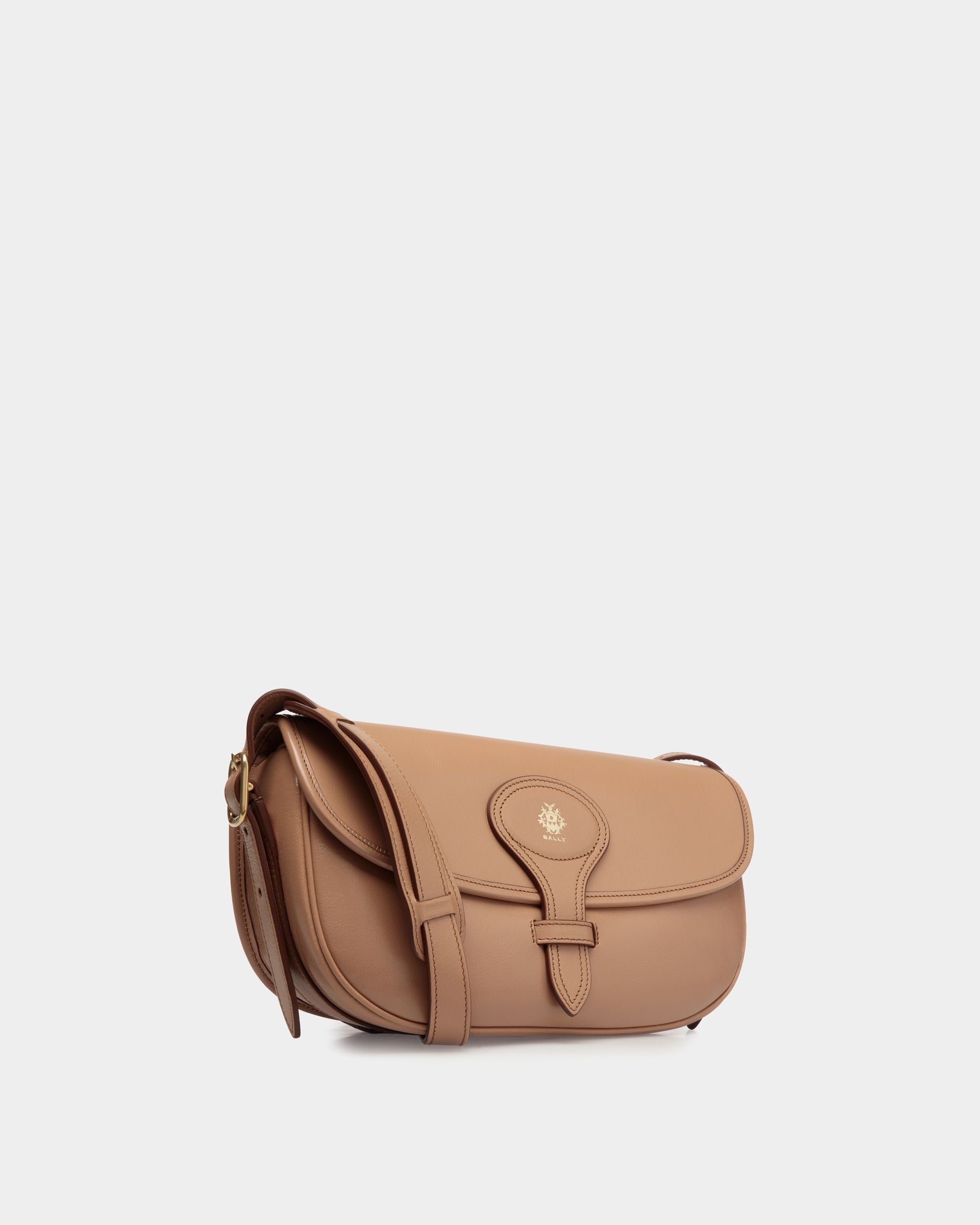 Bally Global - Sac À Bandoulière Beckett En Cuir Praline Beige - Beige