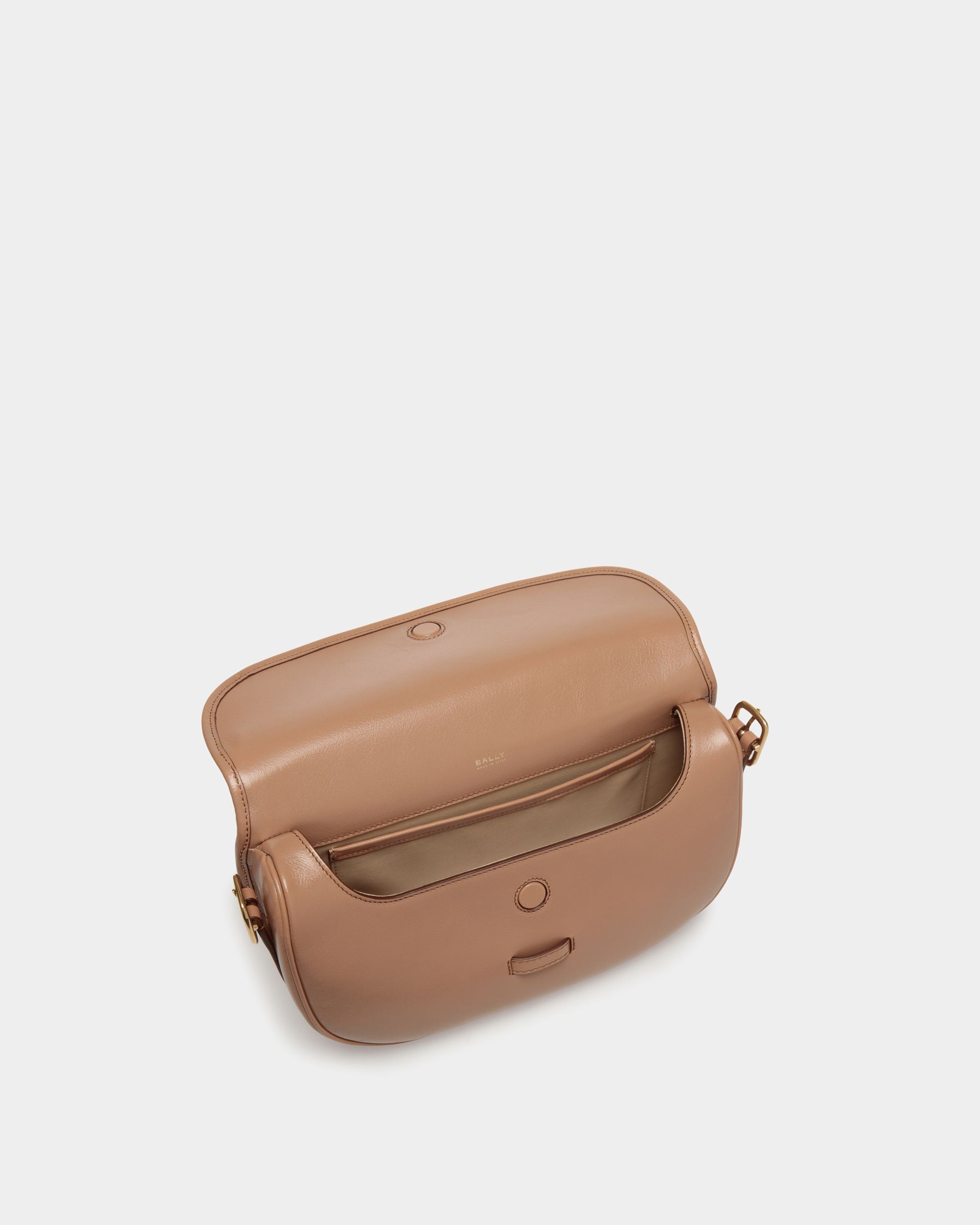 Bally Global - Sac À Bandoulière Beckett En Cuir Praline Beige - Beige