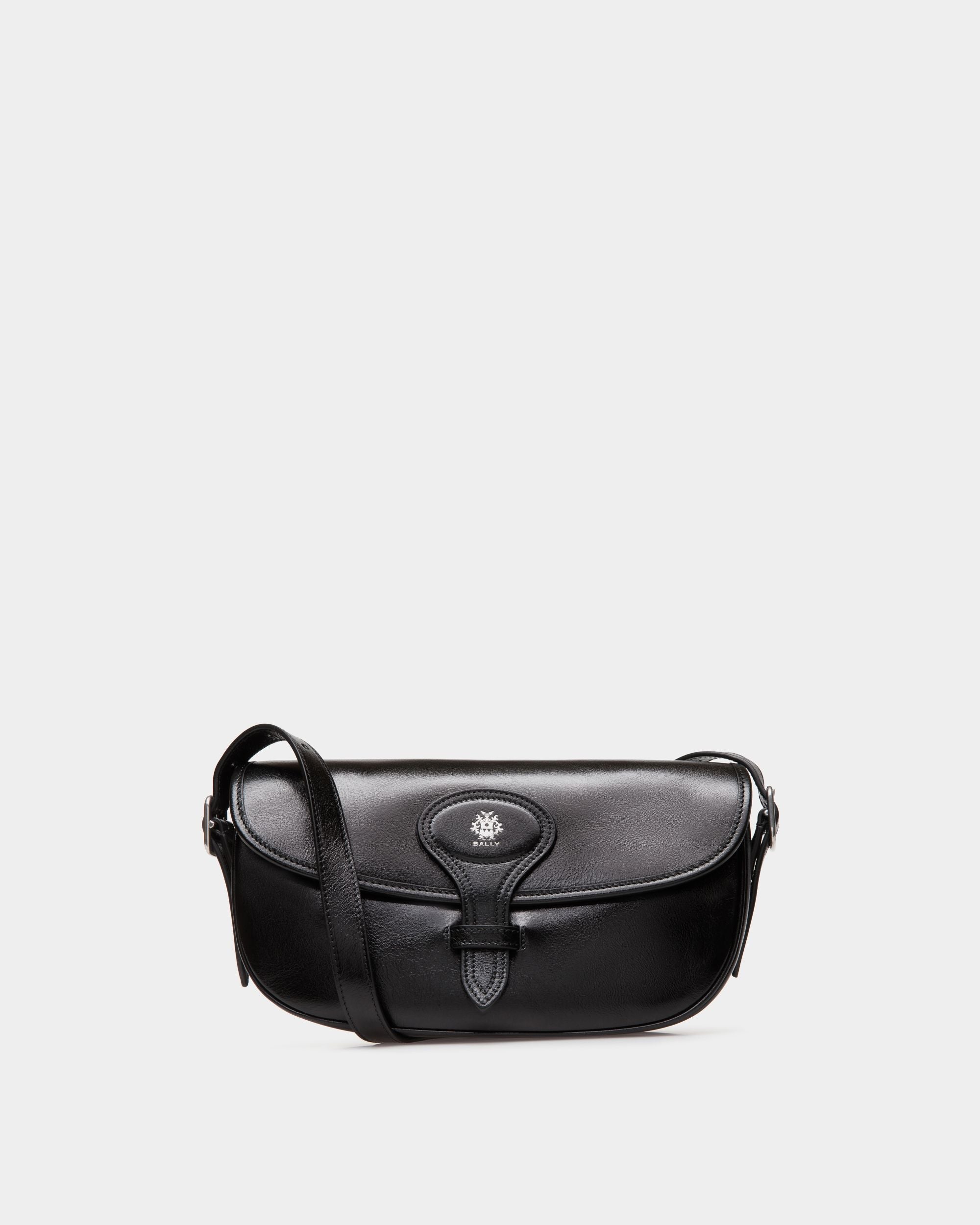 Bally Global - Sac À Bandoulière Beckett En Cuir Noir - Noir