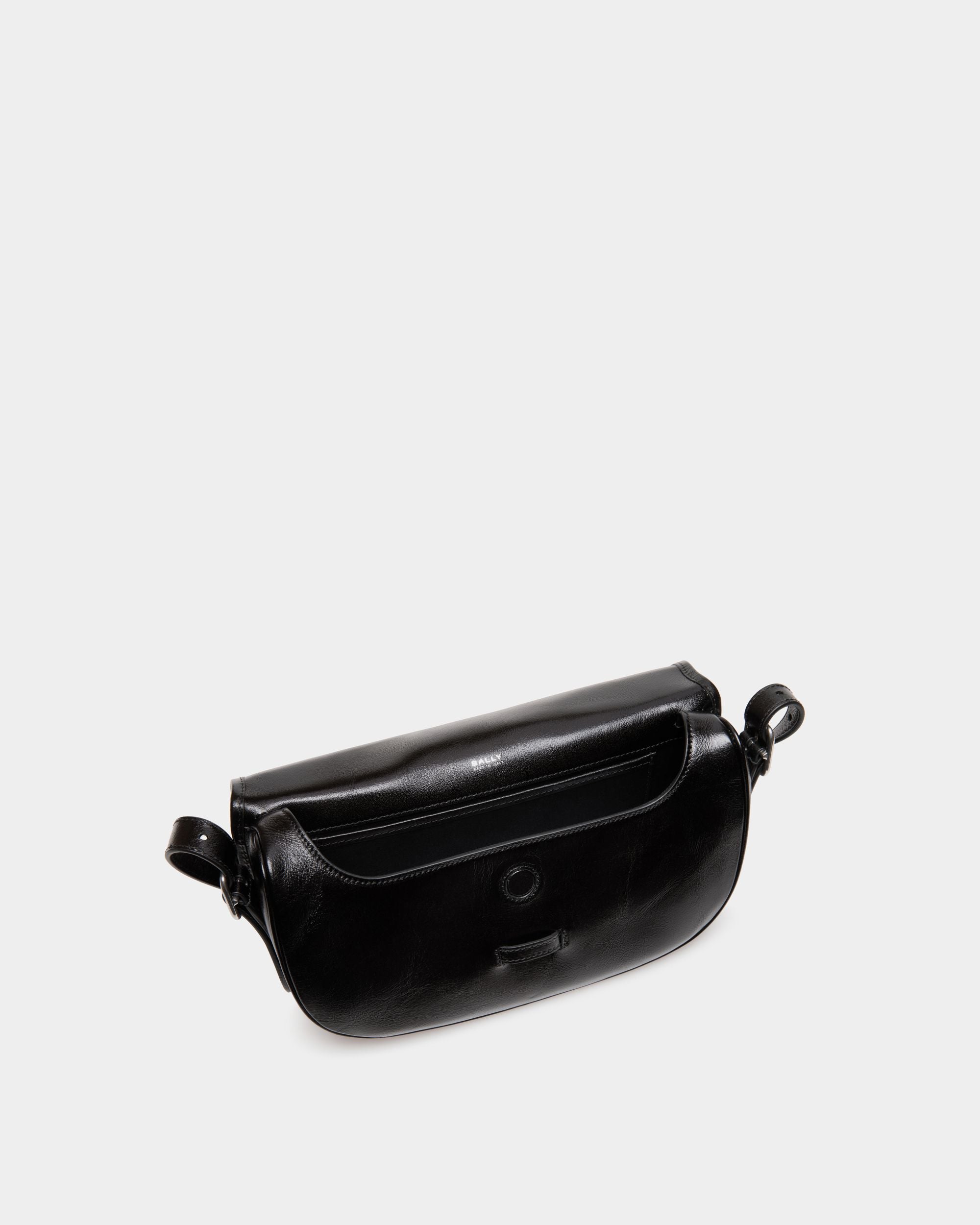 Bally Global - Sac À Bandoulière Beckett En Cuir Noir - Noir