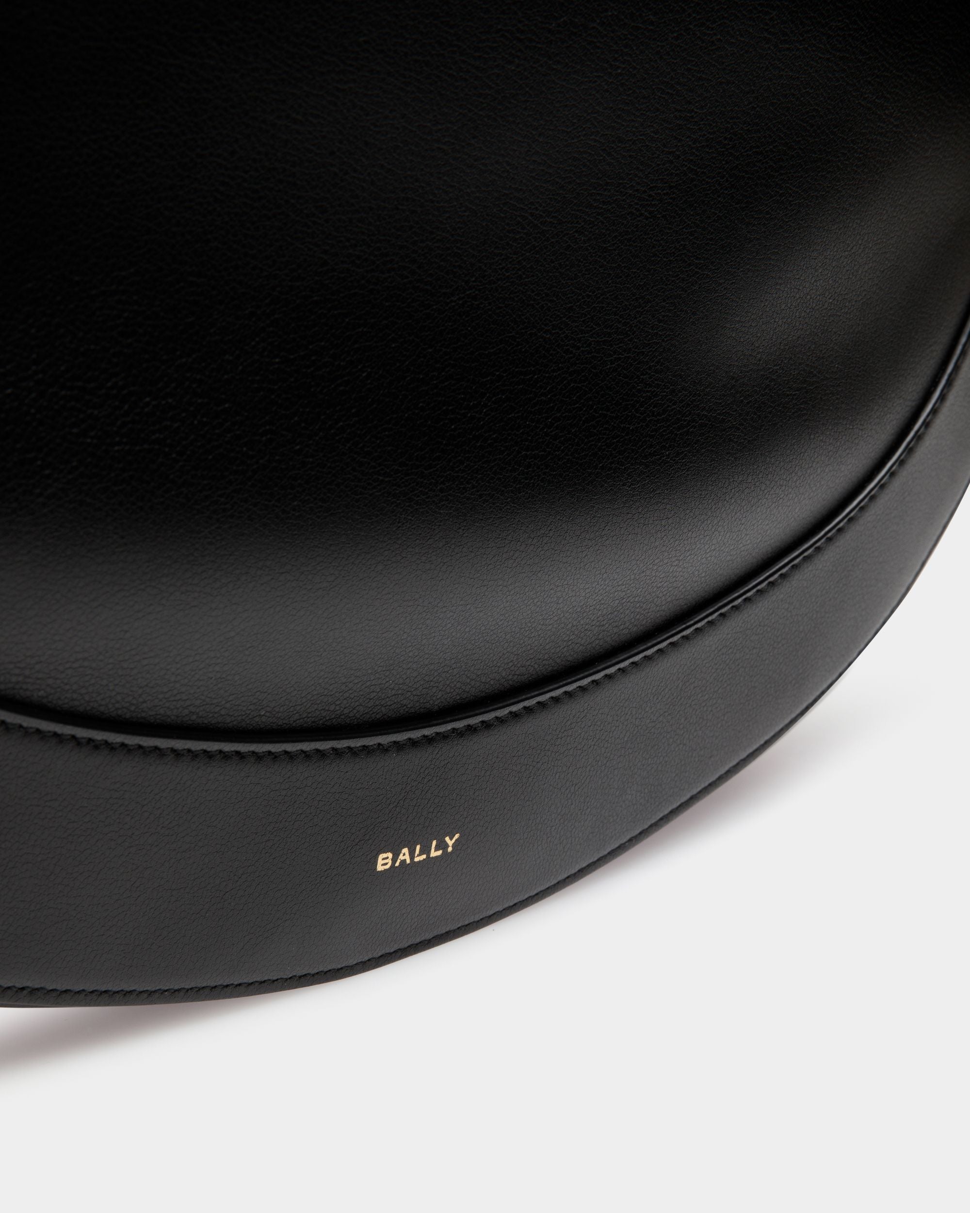 Bally Global - Lune Hobo Bag in Black Leather - Black