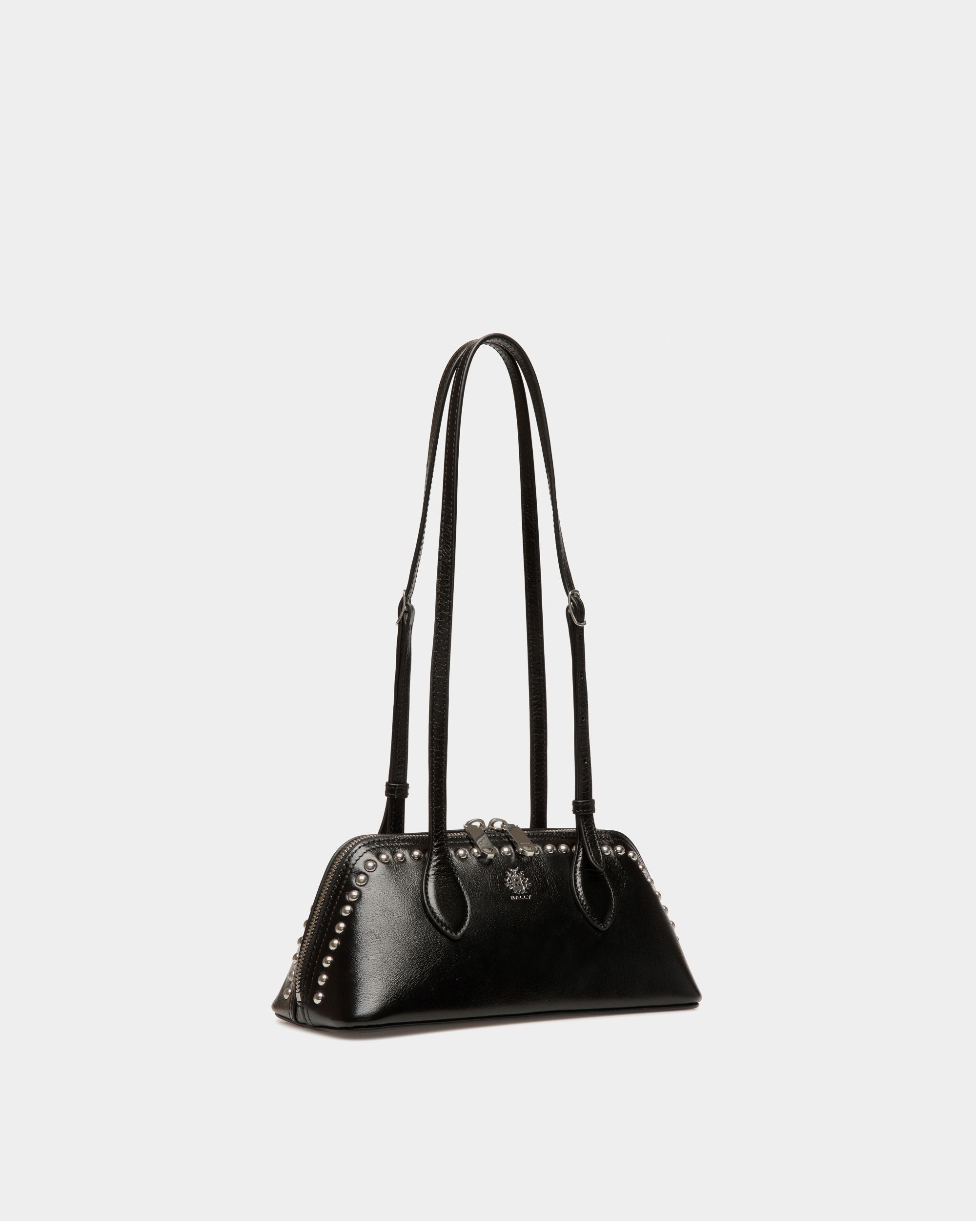 Bally Global - Ray Minibag in Black Leather With Studs - Black