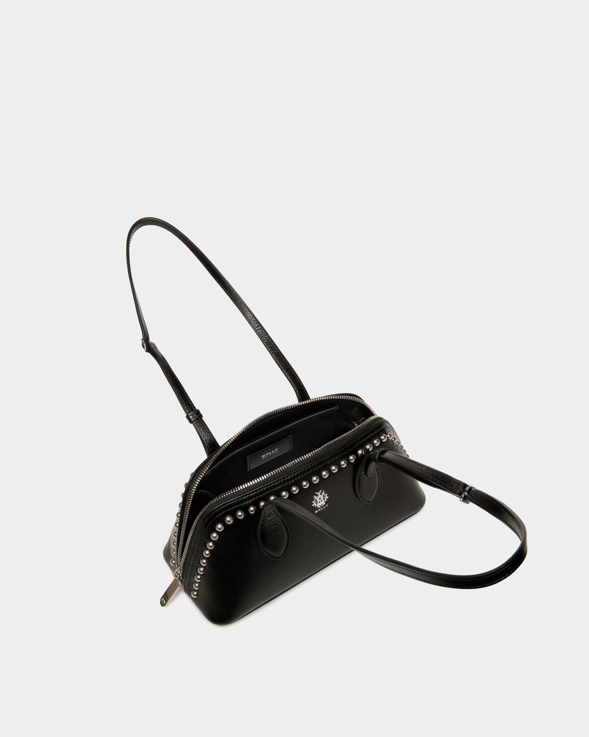 Bally Global - Ray Minibag in Black Leather With Studs - Black