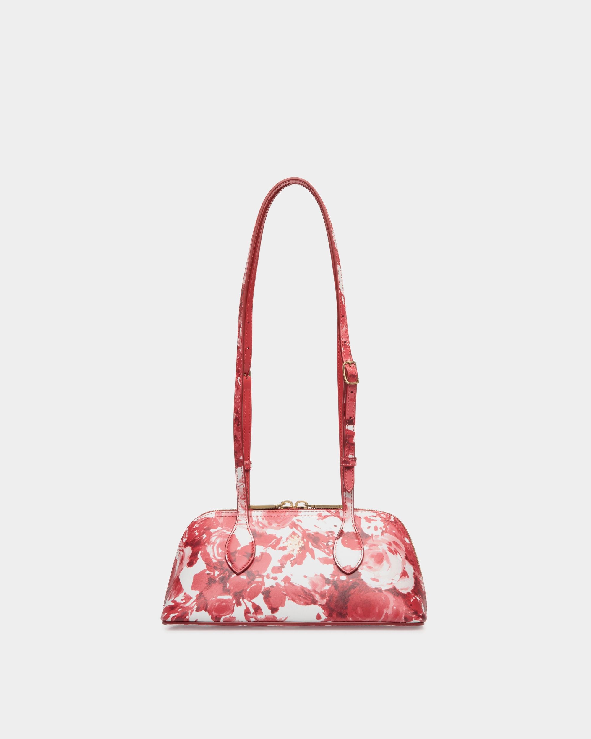 Bally Global - Minisac Ray En Cuir Imprimé Rosengarten - Rouge