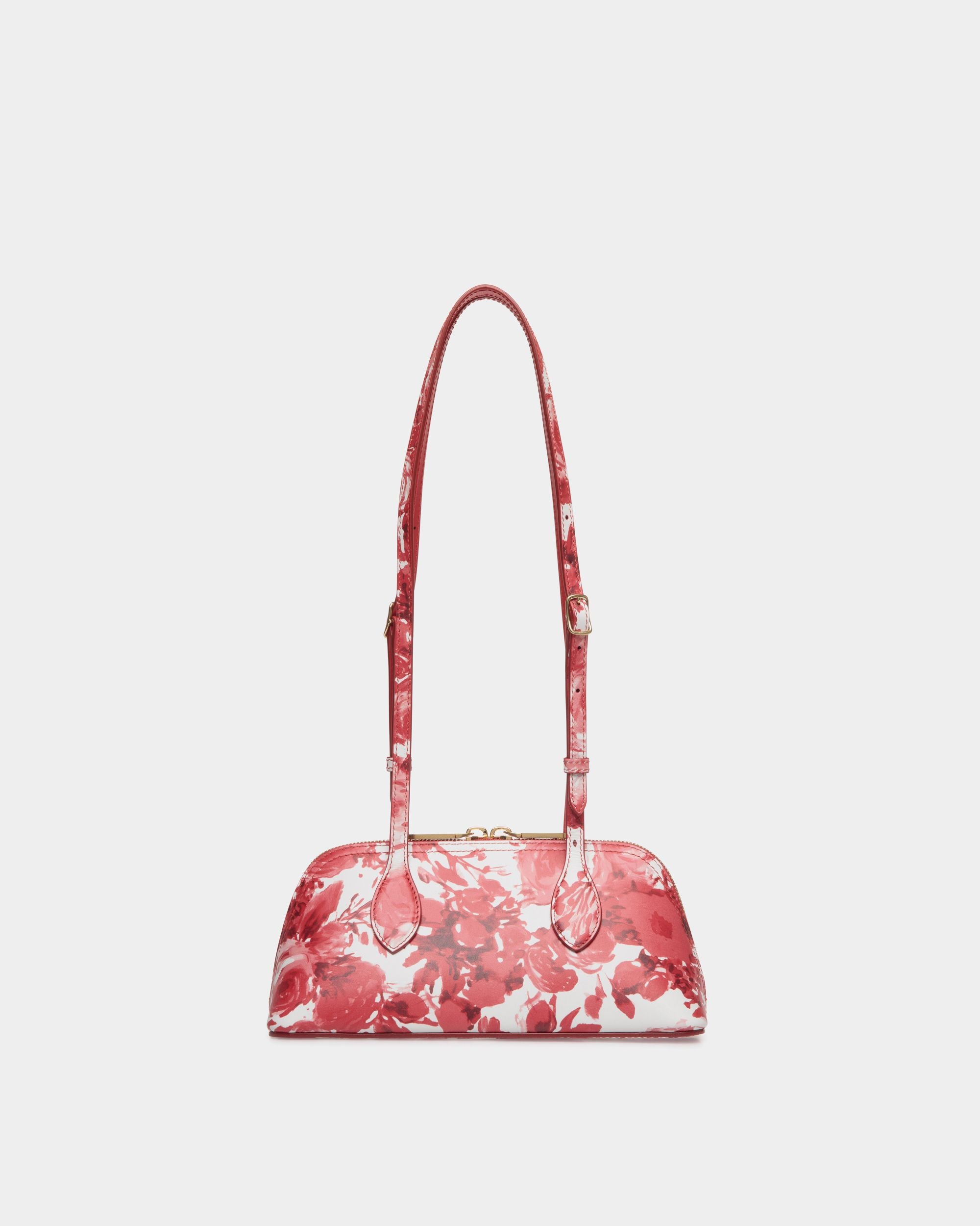 Bally Global - Minisac Ray En Cuir Imprimé Rosengarten - Rouge