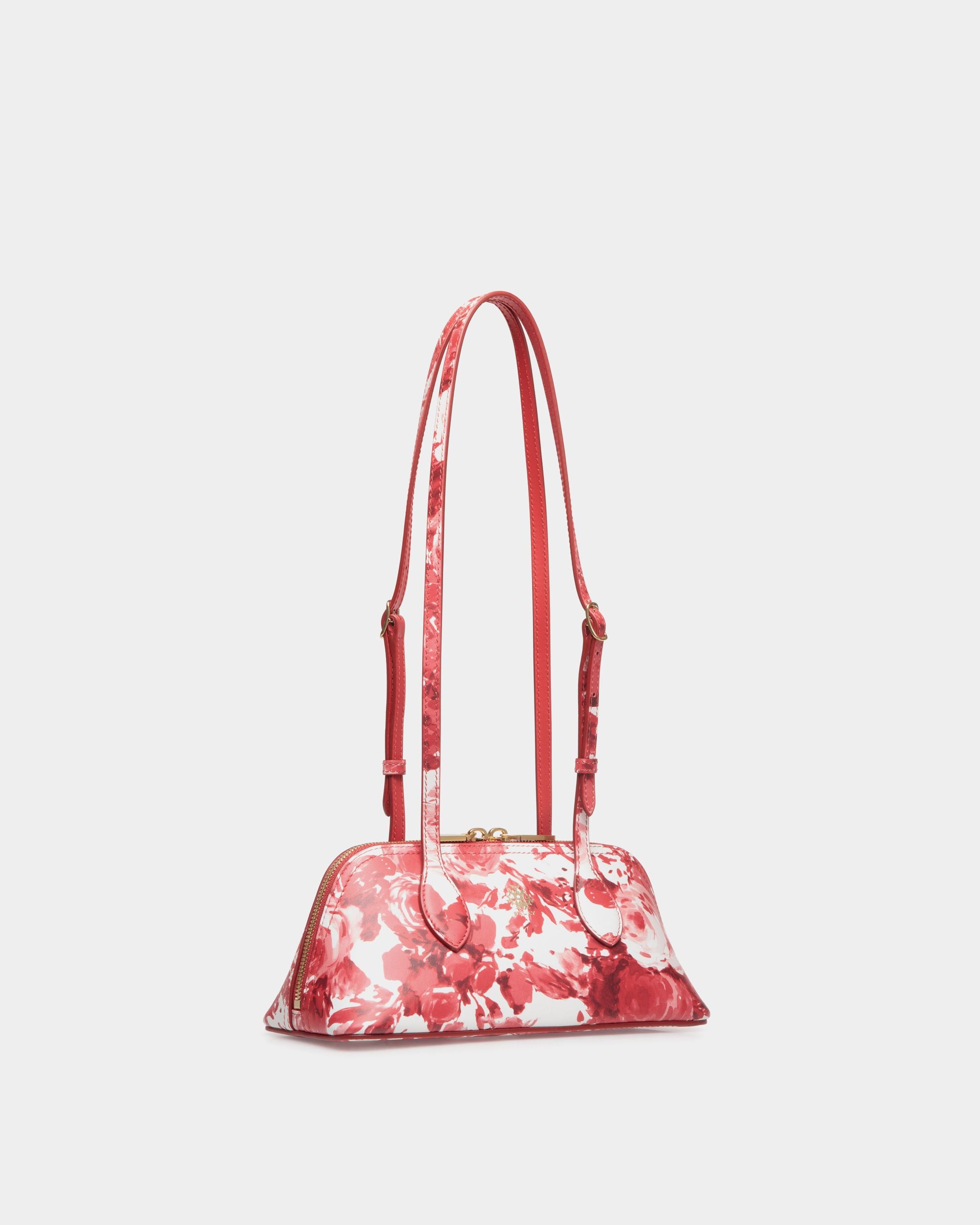 Bally Global - Minisac Ray En Cuir Imprimé Rosengarten - Rouge