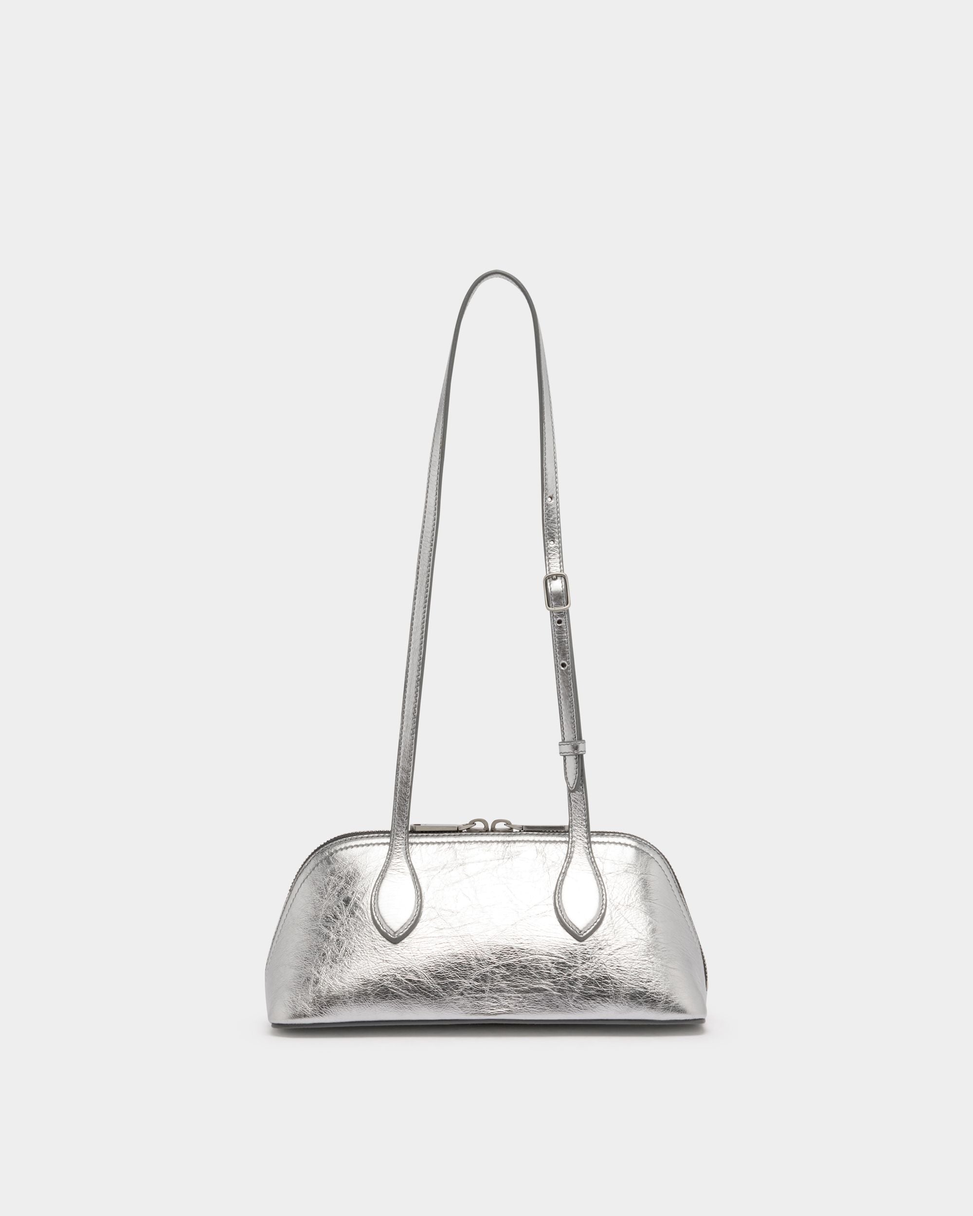 Bally Global - Praline Minibag in Silver Leather - Silver