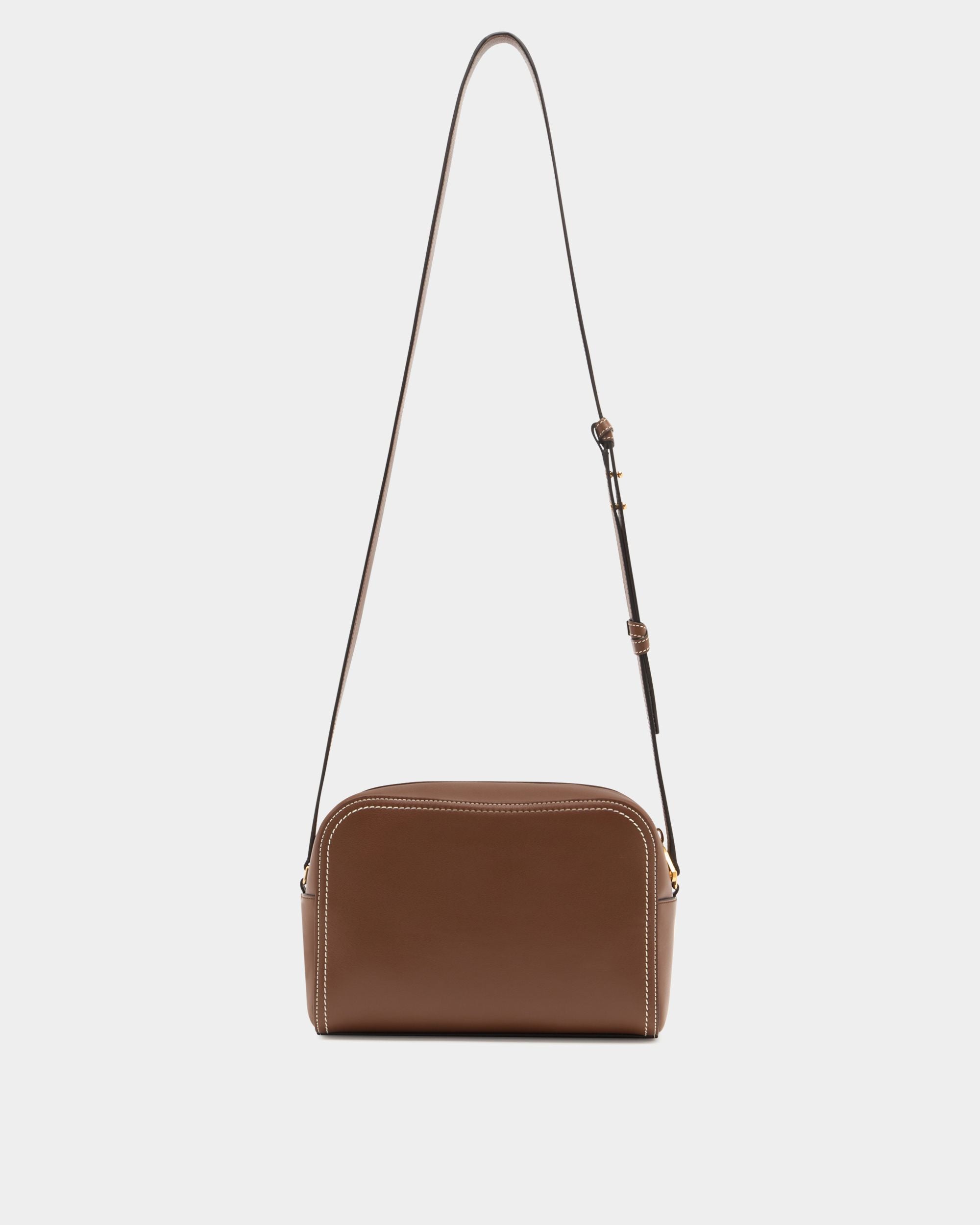 Bally Global - Easy Bally Crossbody Bag in Brown Leather - Brown