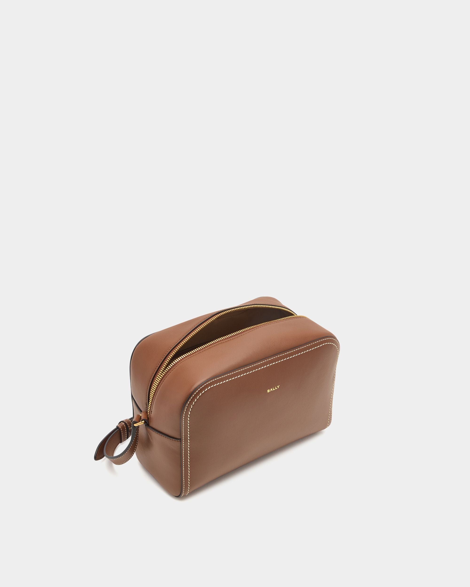 Bally Global - Easy Bally Crossbody Bag in Brown Leather - Brown