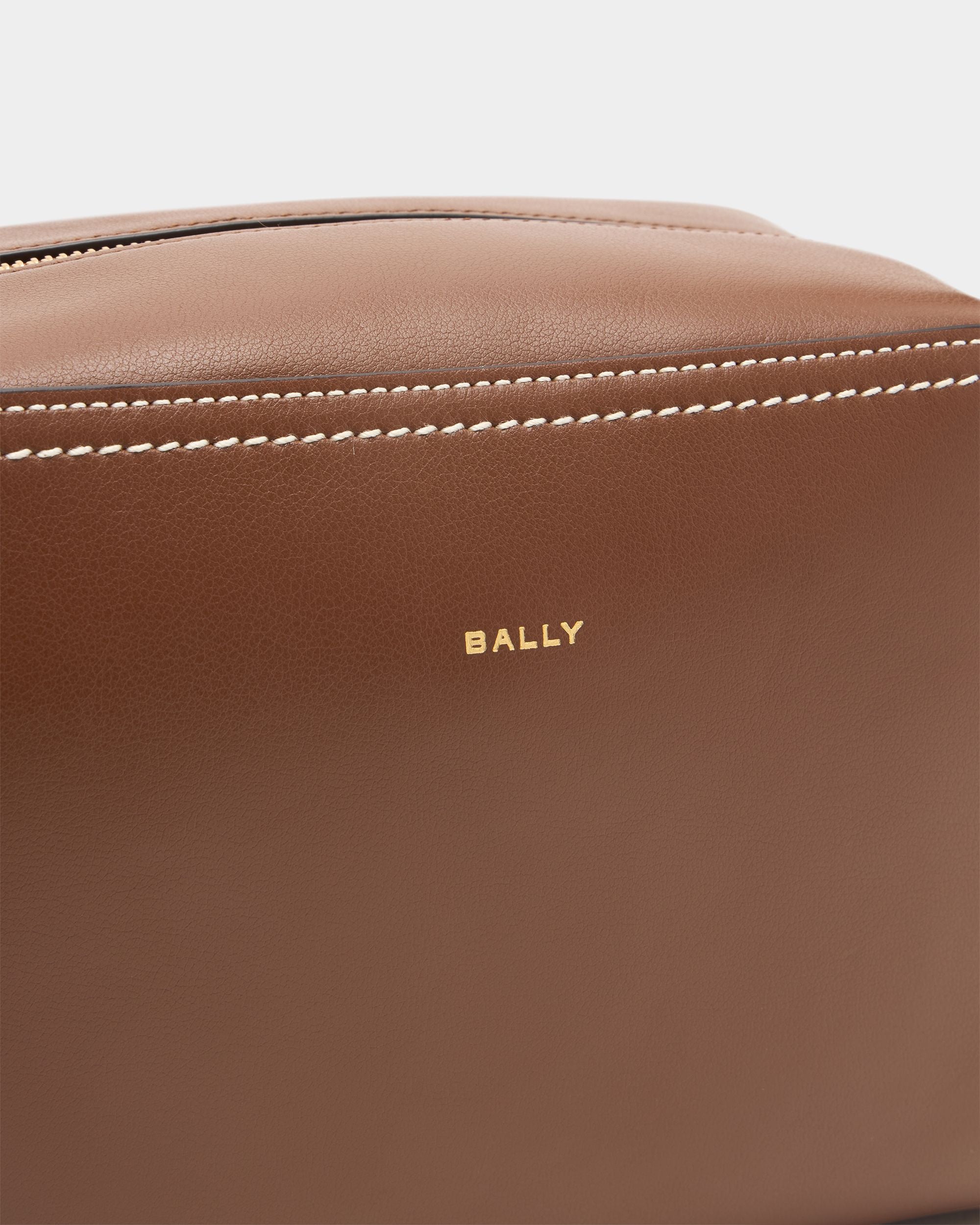 Bally Global - Easy Bally Crossbody Bag in Brown Leather - Brown