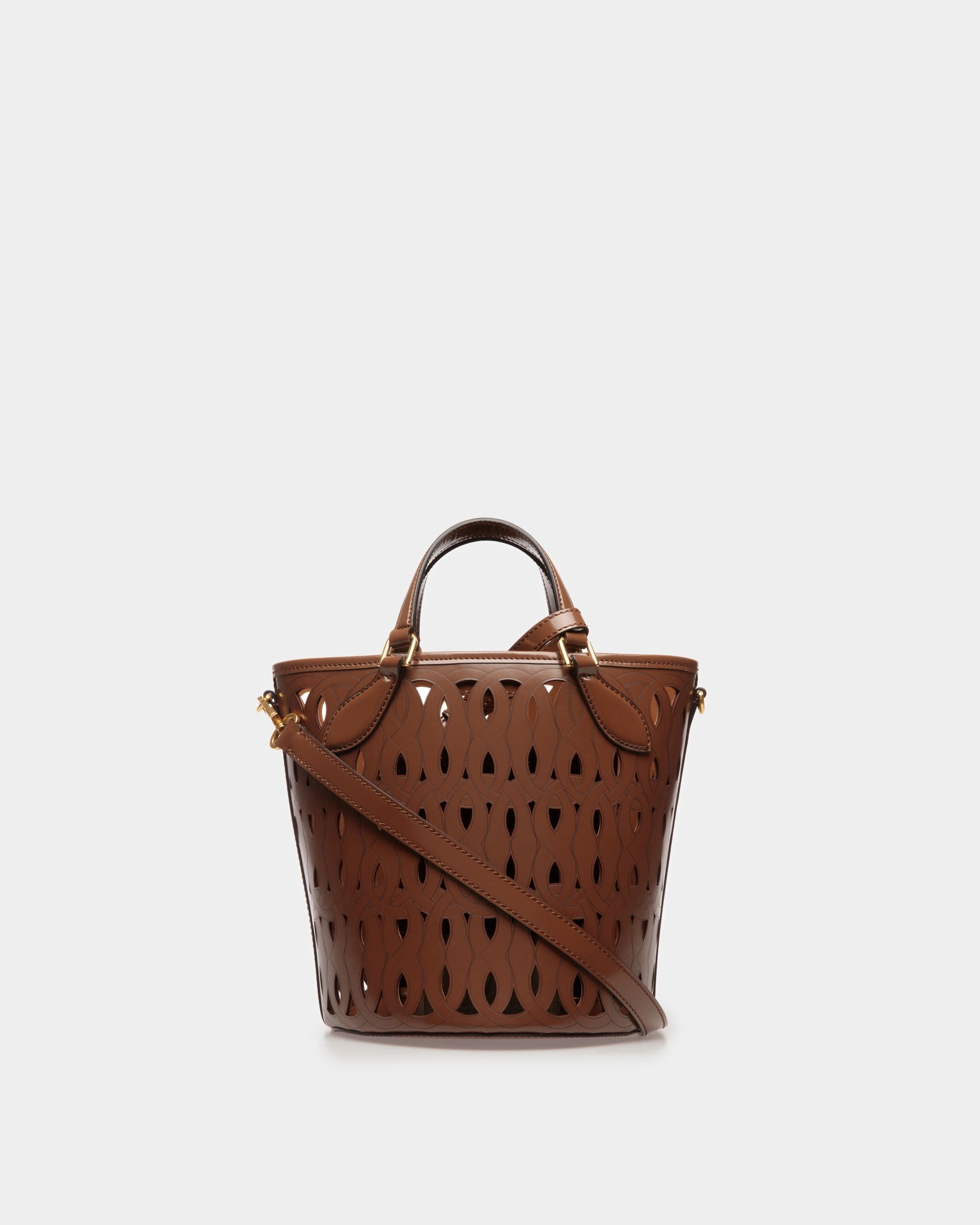 Bally Global - Lago Bucket Bag In Brown Leather - Marrón